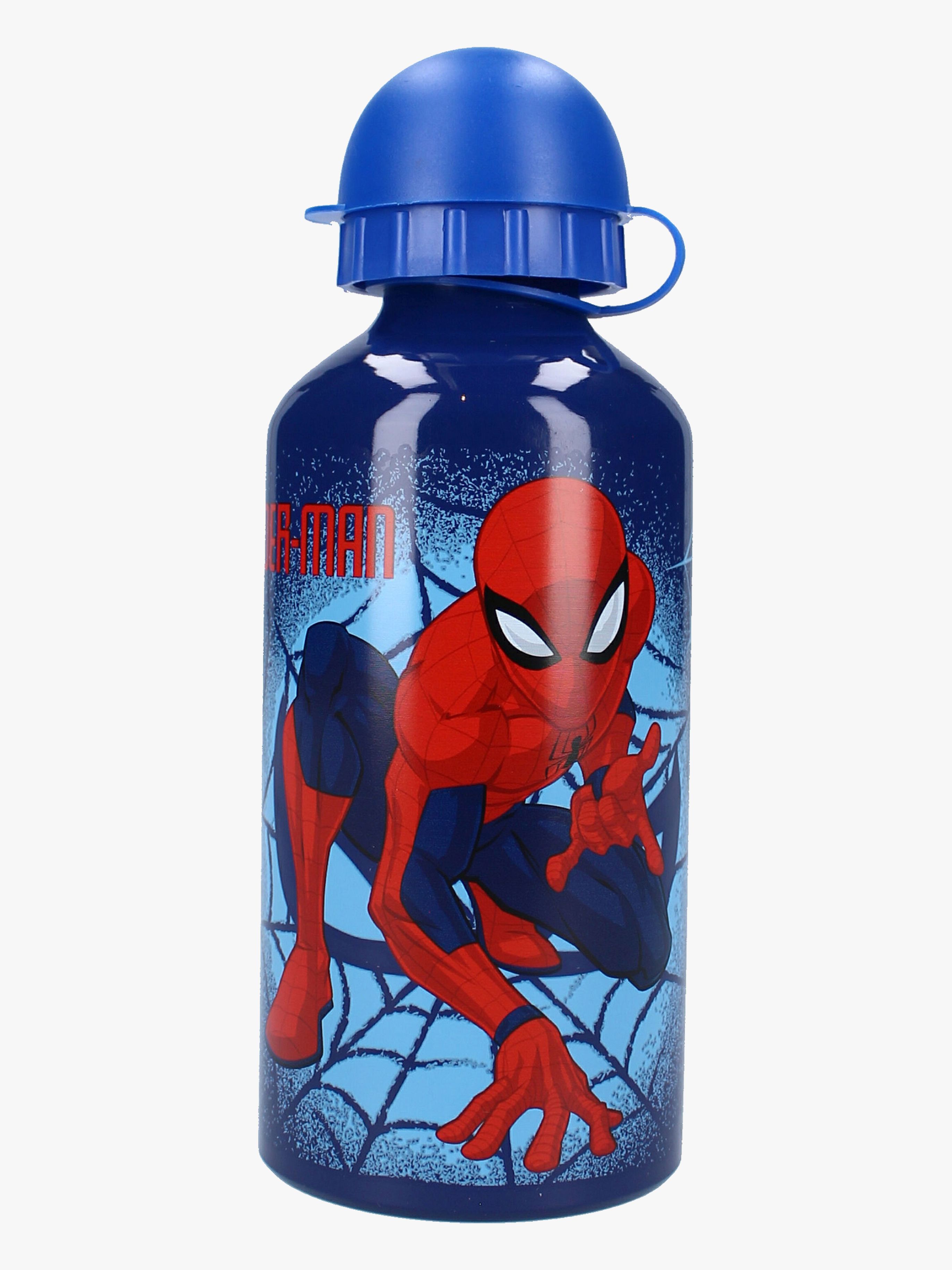 Marvel Spider-Man Aluminium Trinkflasche 500ml, Let's Eat!