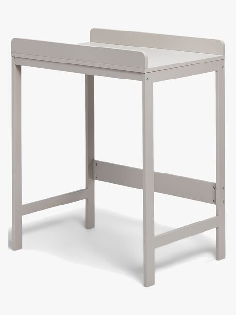 JLY Dream Wickeltisch mit ausziehbarer Badewanne, Warm Grey