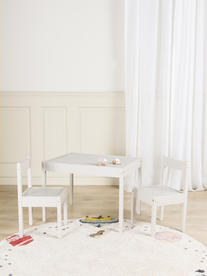 Alice & Fox BIANCA Tisch und Stühle, Greige