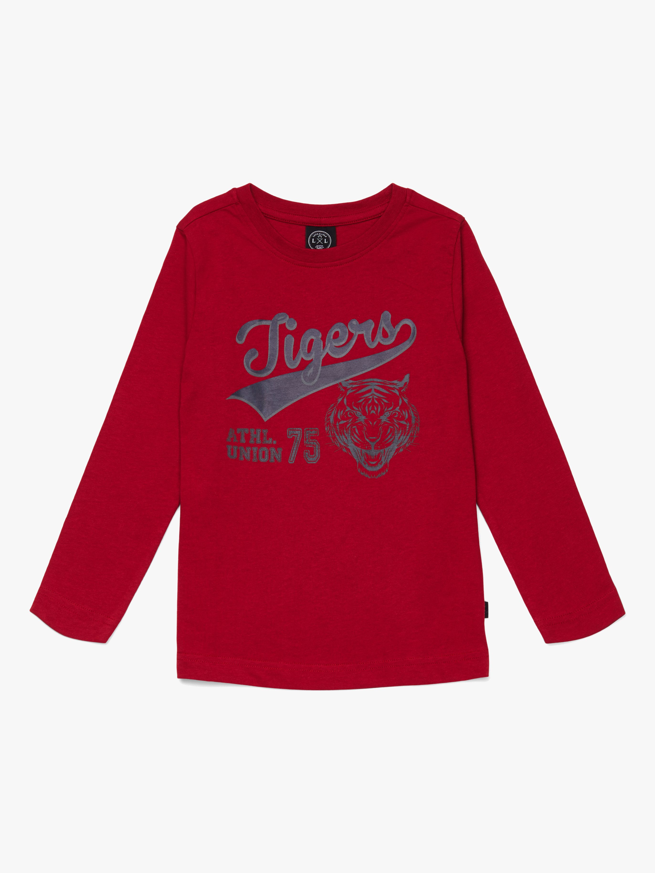 Luca &  Lola Gabriel Langarmshirt, Red 122–128