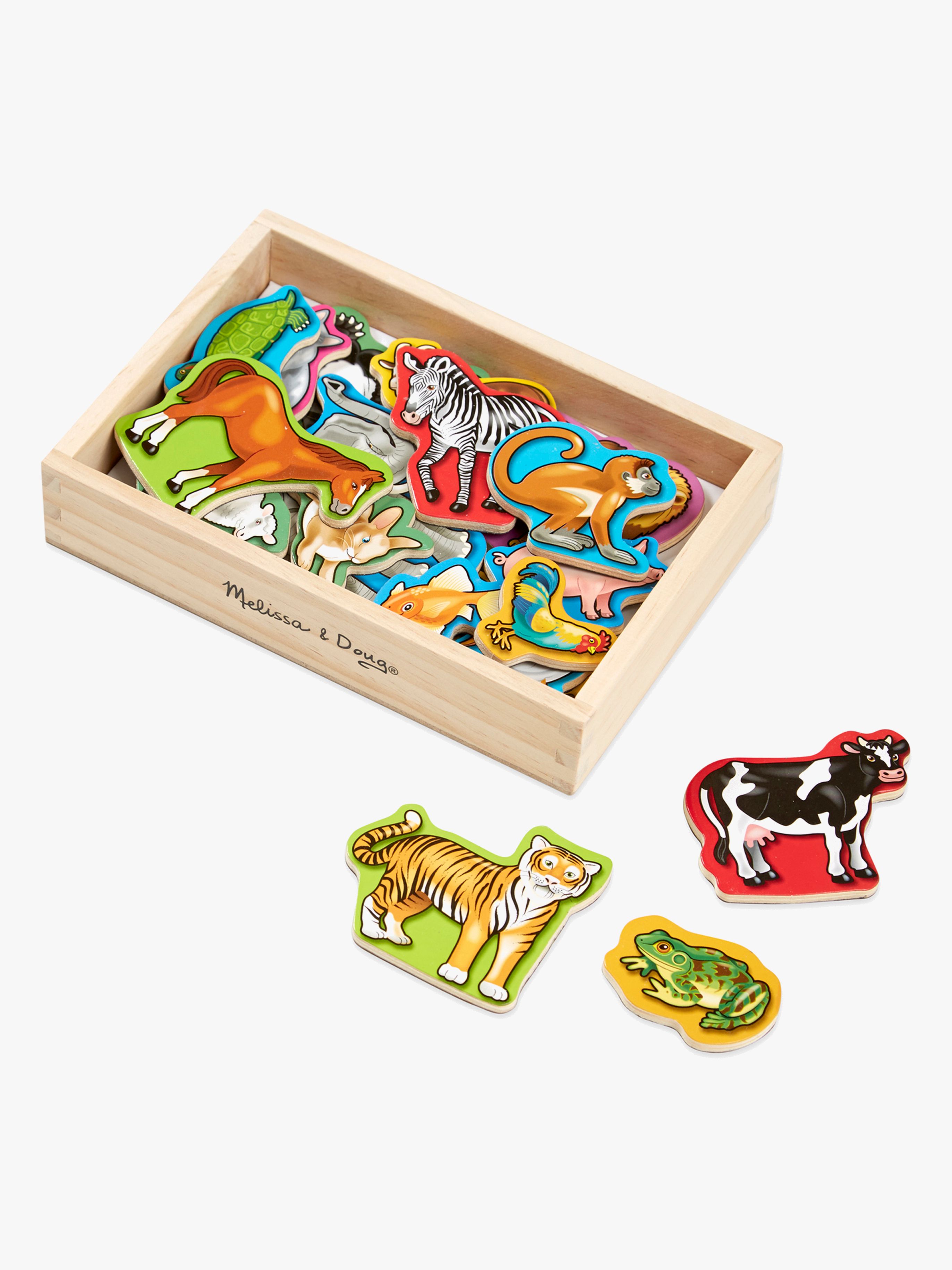 Melissa & Doug Tiermagnete aus Holz 20 Teile