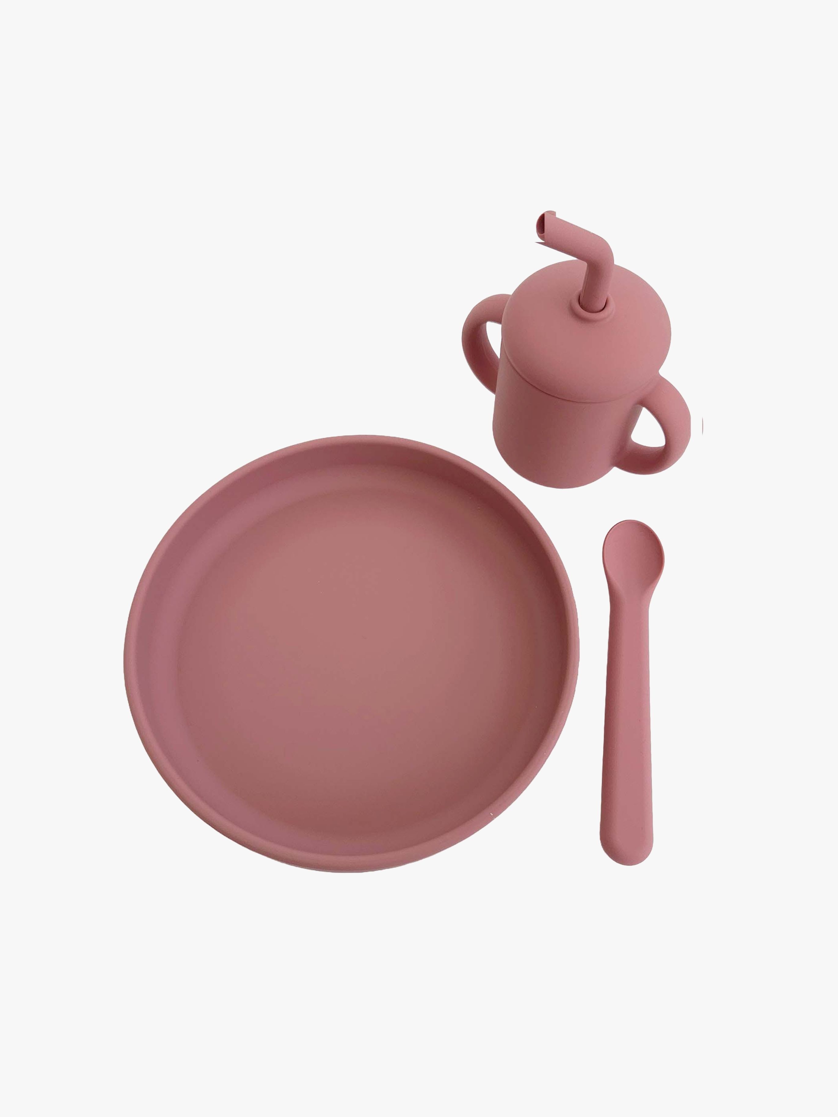 Geschirr-Set 3 Teile, Dusty Rose