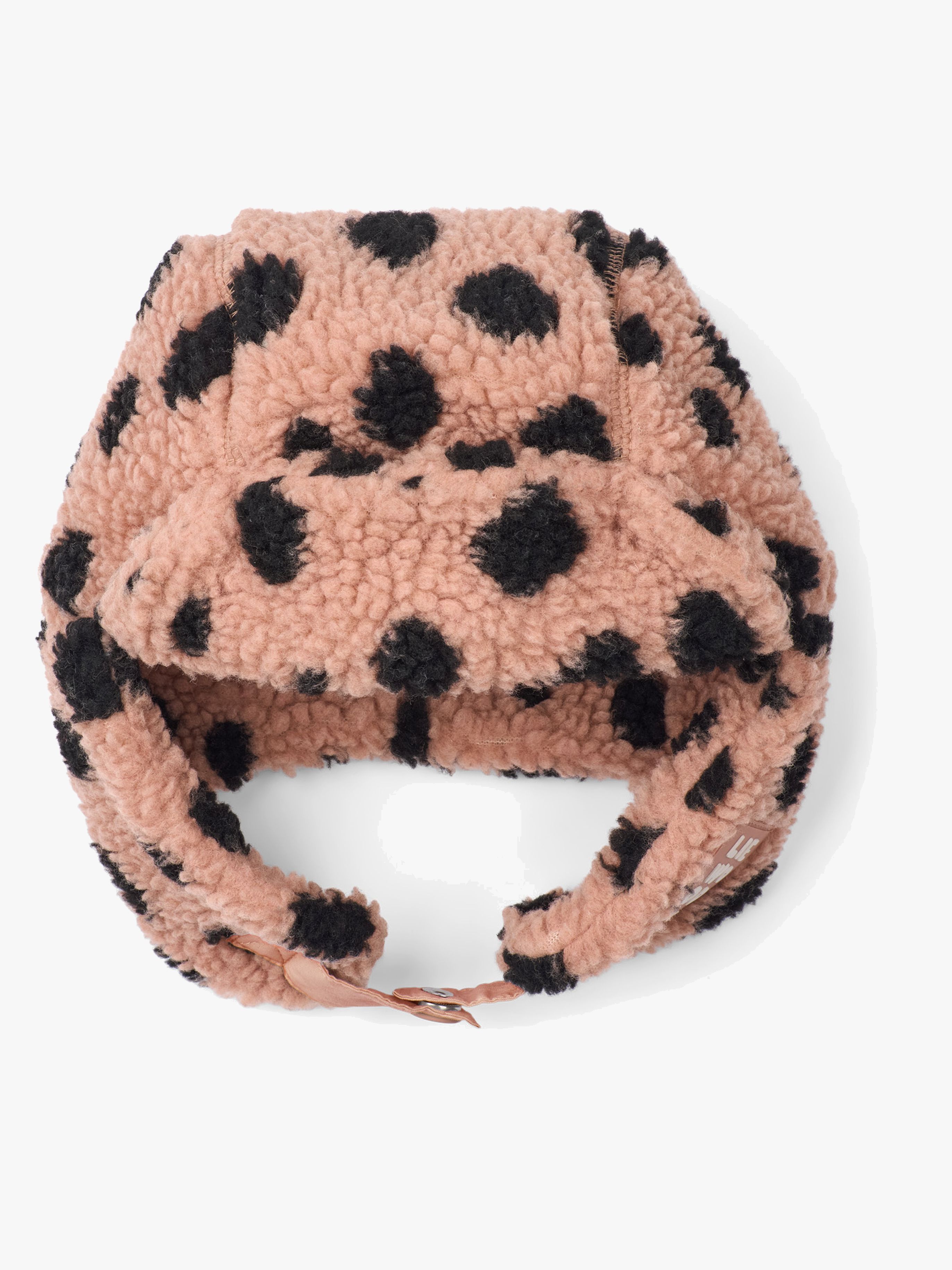 Bravo Teddyfleece-Hut, Mega Leo Spot / Pale Tuscany, 1-2 Jahre