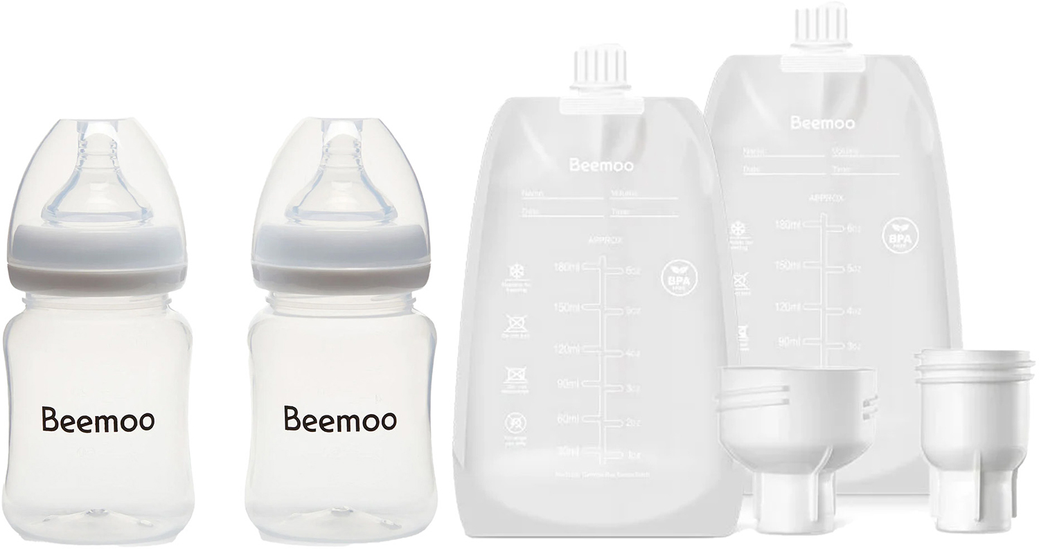 CARE 180 ml Fläschchen 2er-Pack & Muttermilchbeutel 30er-Pack