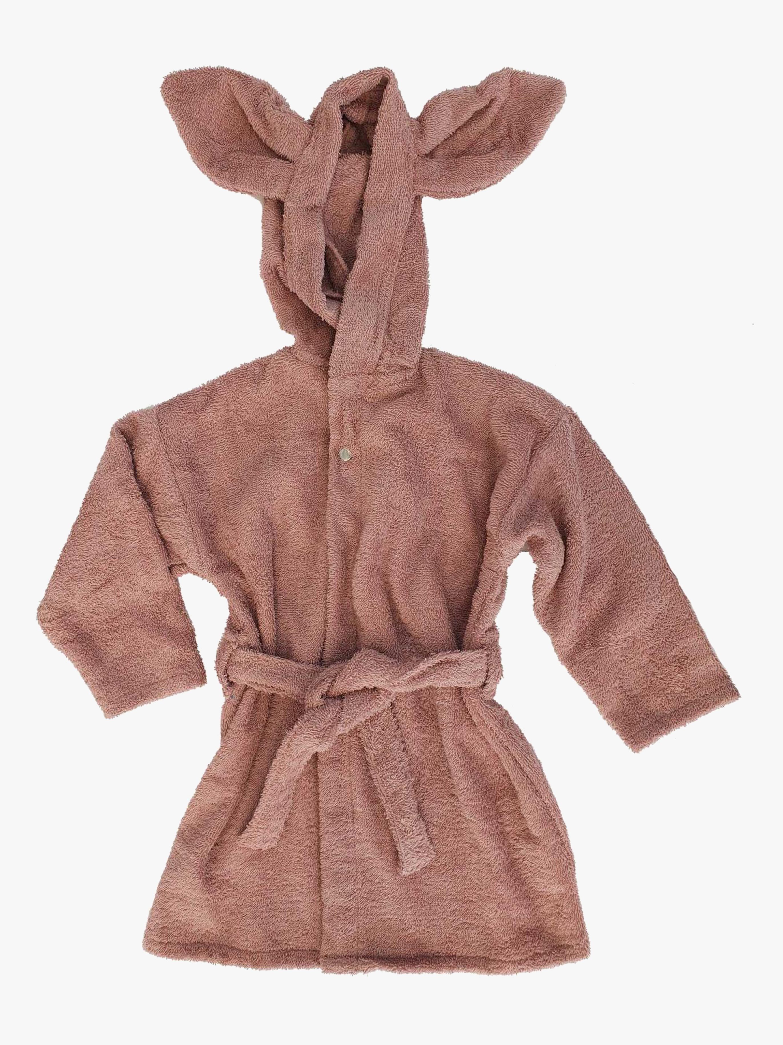 Organic Bademantel Kaninchen, Pale Mauve, 86-92