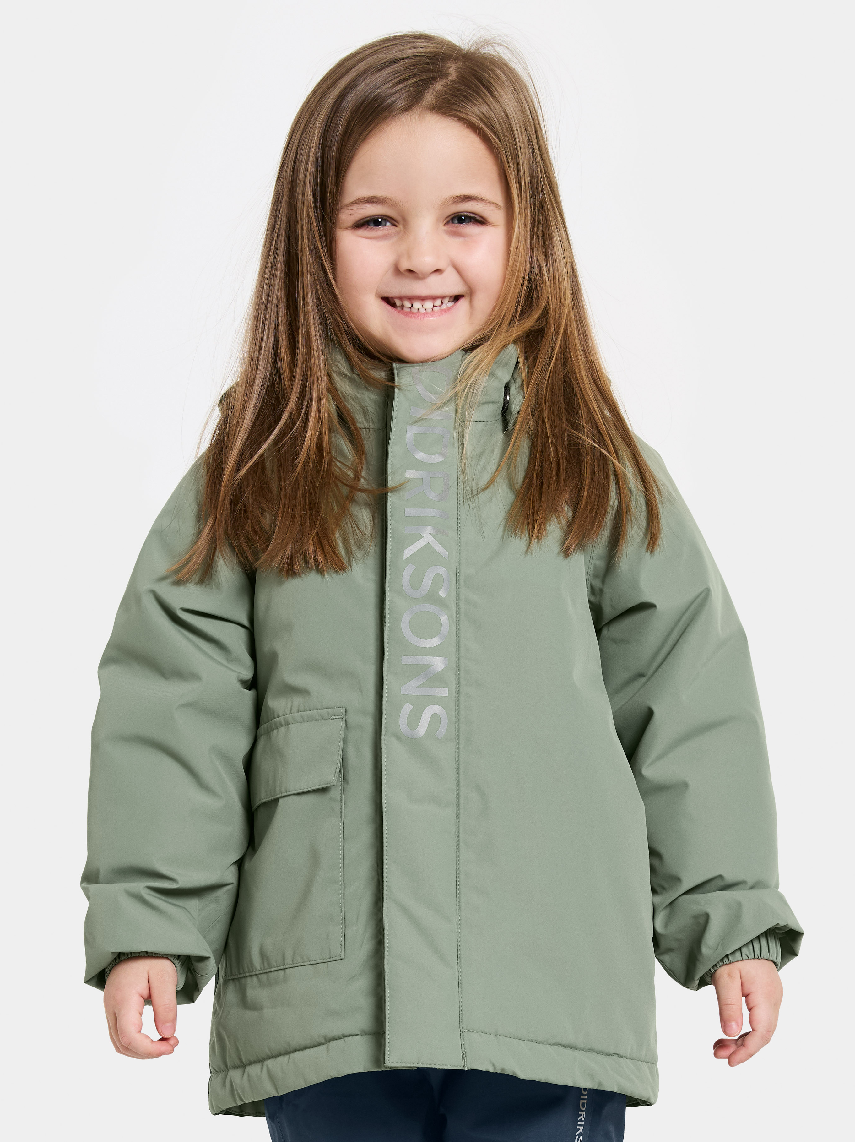 Didriksons Talvi Winterjacke, Light Moss, 110