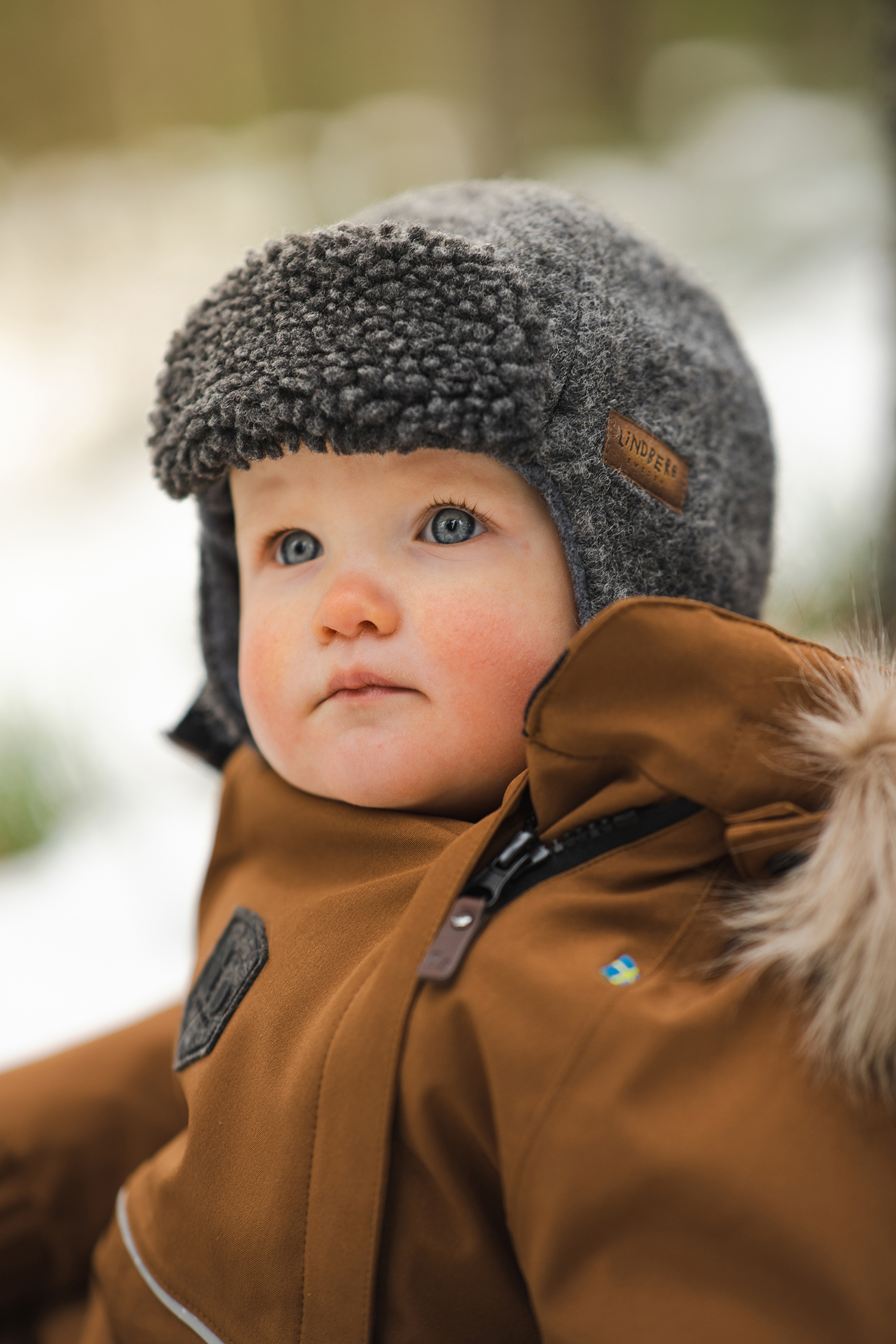 Lindberg Lappland Mütze Wollmischung, Anthracite, 48-50