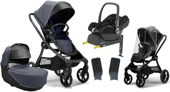 Baby Jogger City Sights Kombikinderwagen inkl. Maxi-Cosi CabrioFix i-Size Babyschale & Basis, Commuter