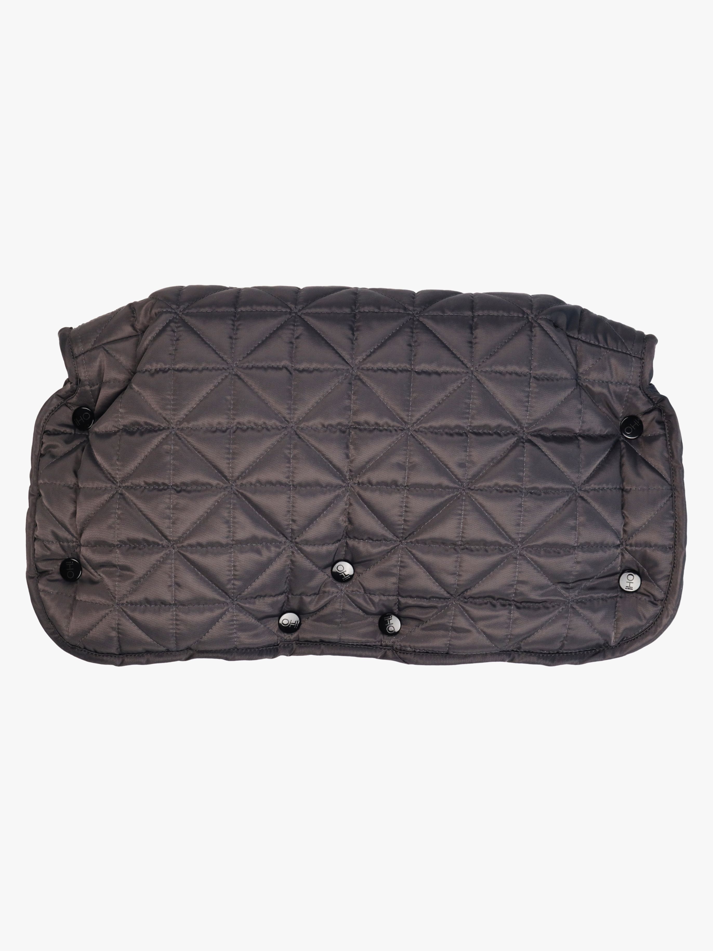Luna Quilted Handwärmer, Anthracite Gray