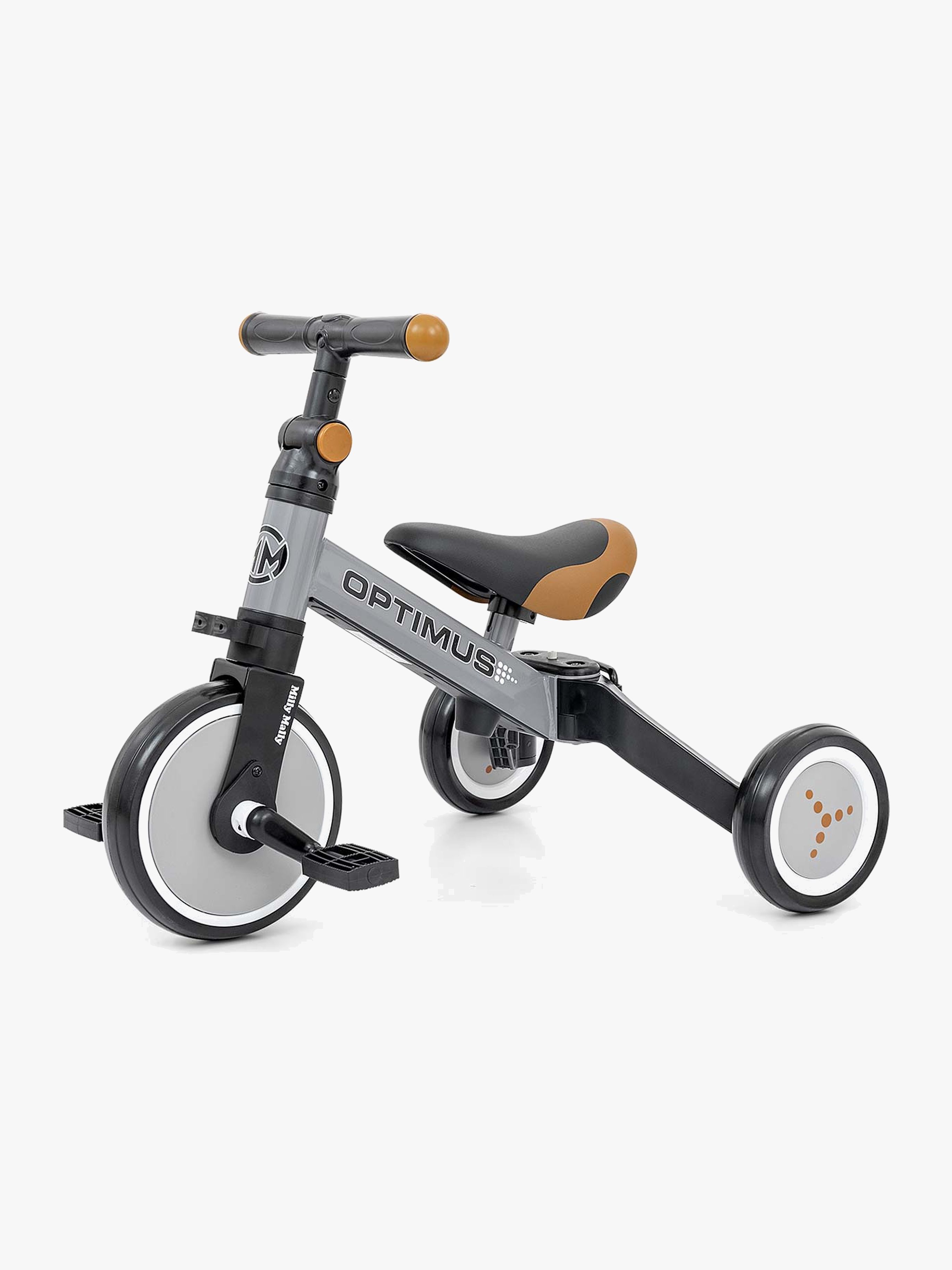 Milly Mally Optimus 3-in-1 Dreirad, Grau