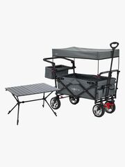 North 13.5 Porter Bollerwagen, Ivy Grey inkl. Campingtisch
