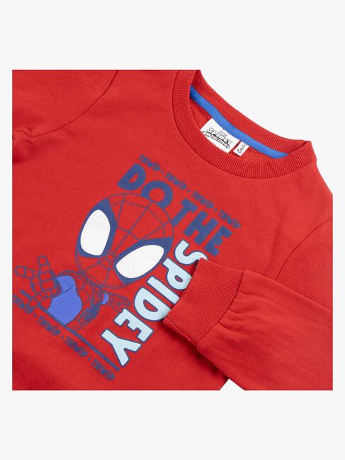 Spidey And His Amazing Friends Pulli & Hose Set, Rot/Blau