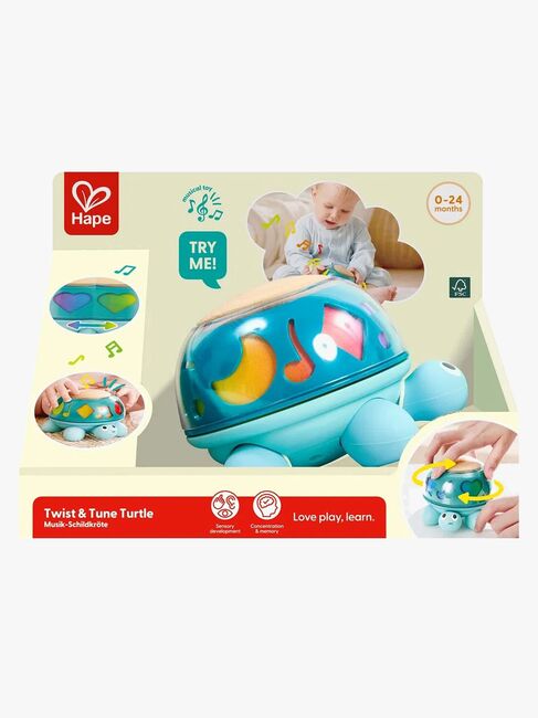 Hape Twist & Tune Aktivitätsspielzeug Schildkröte