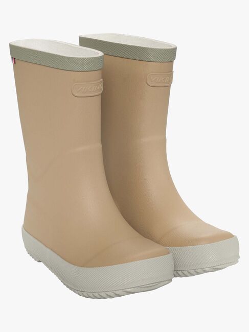 Viking x Kenza Gummistiefel, Dark Sand/Light Green