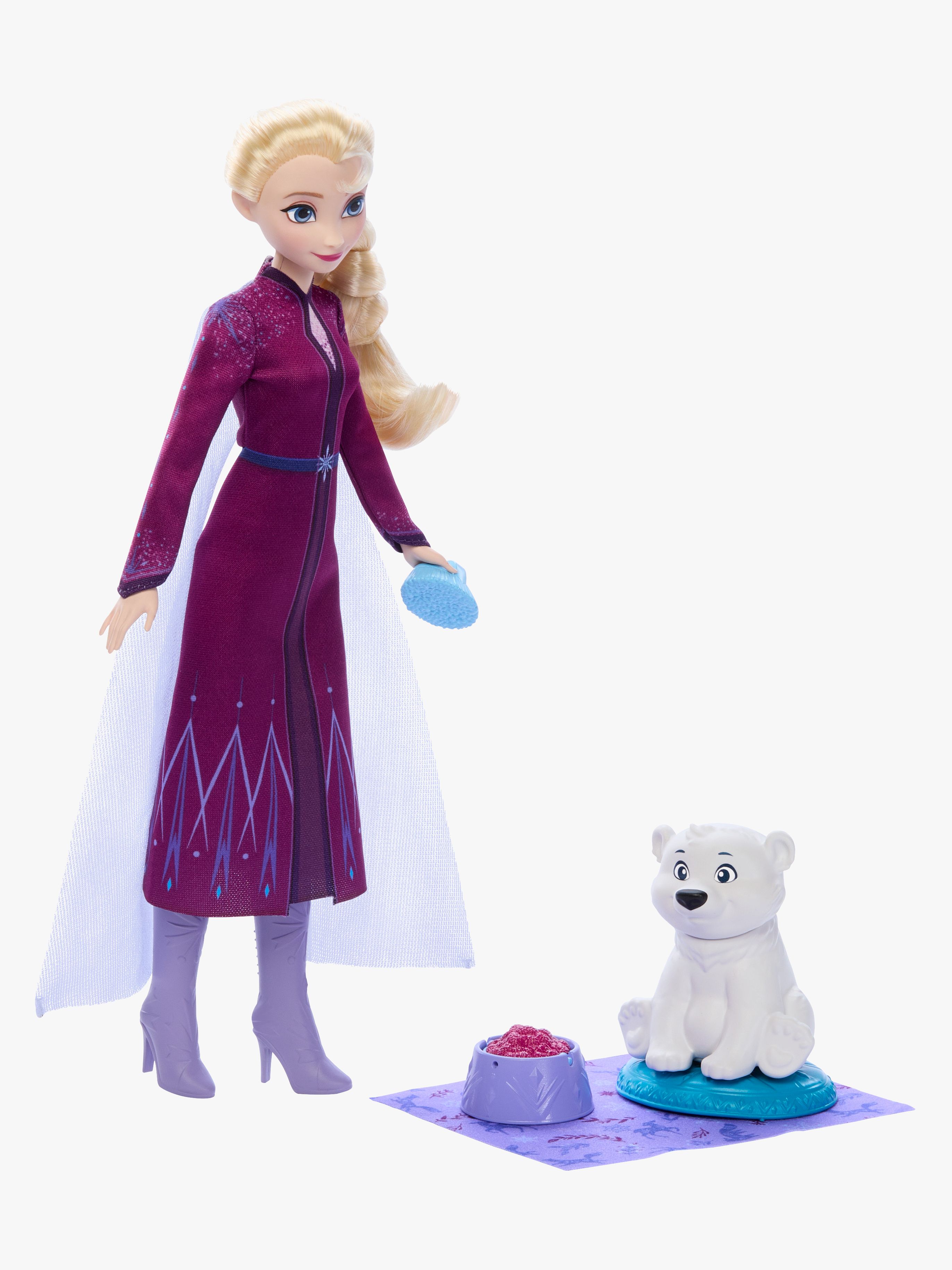Disney Die Eiskönigin Elsa Puppe und Bärenjunges