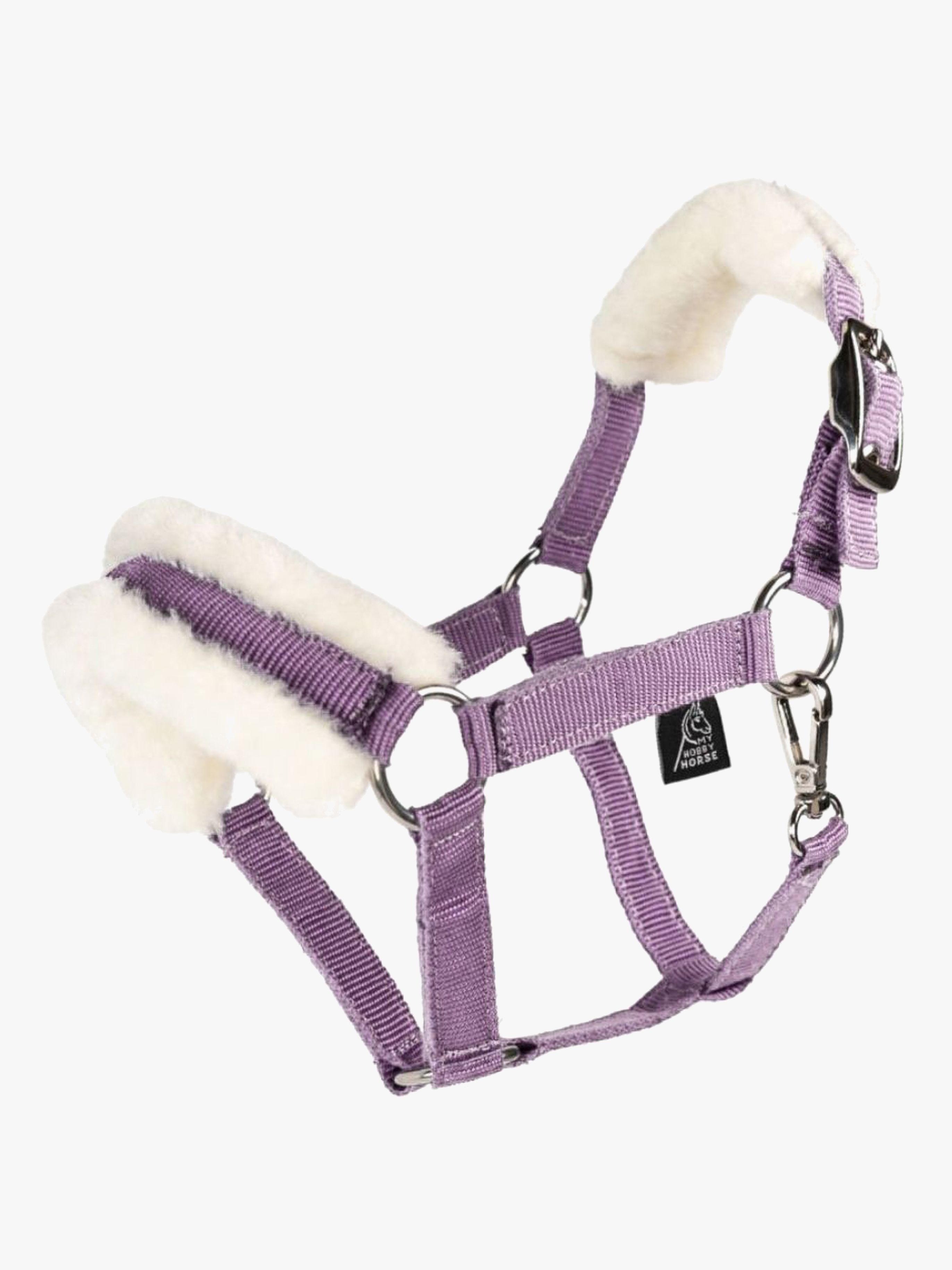 Halfter Lammfell, Lavendel