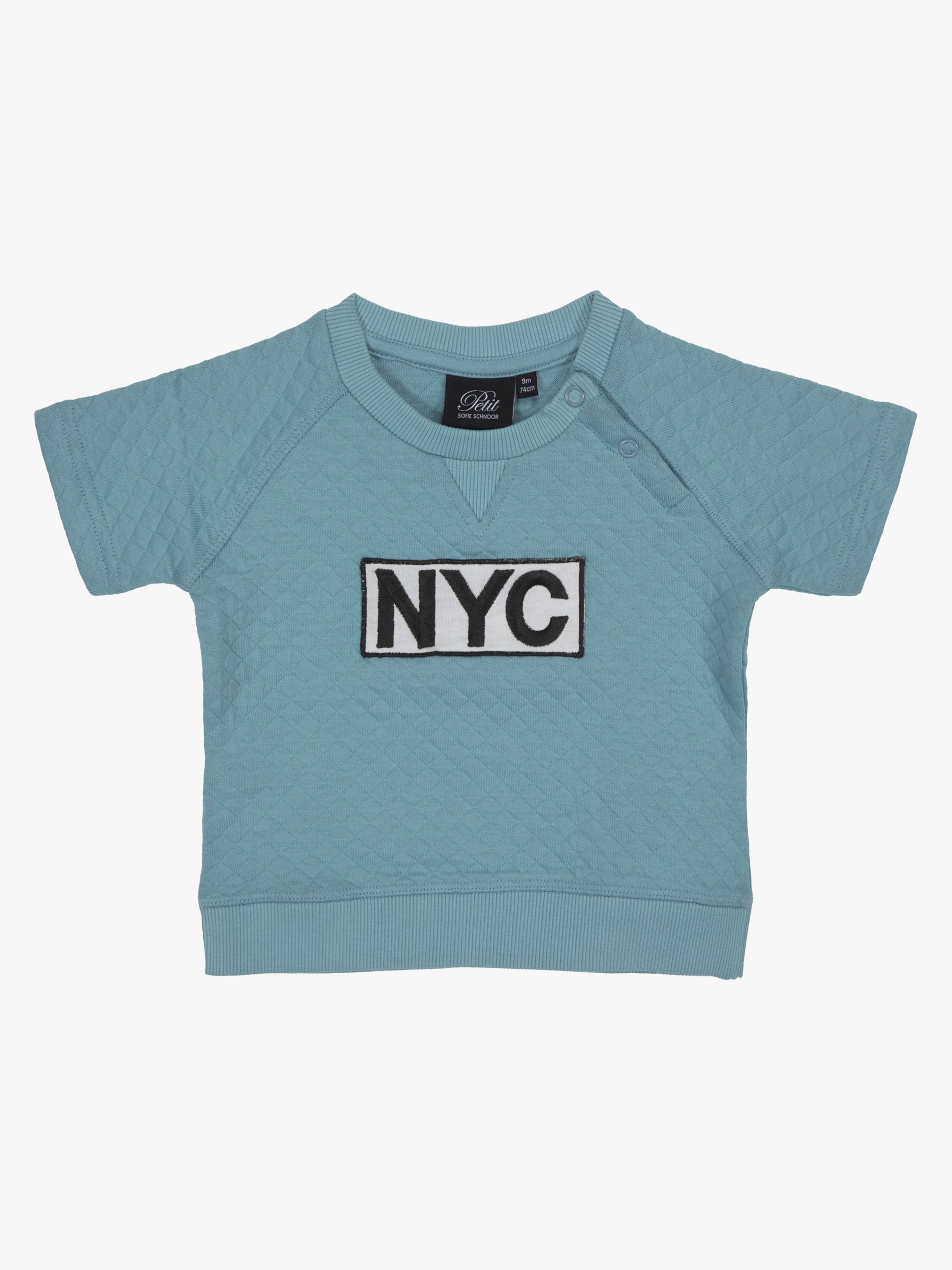 Petit By Sofie Schnoor T-Shirt NYC, Aqua Blue 62