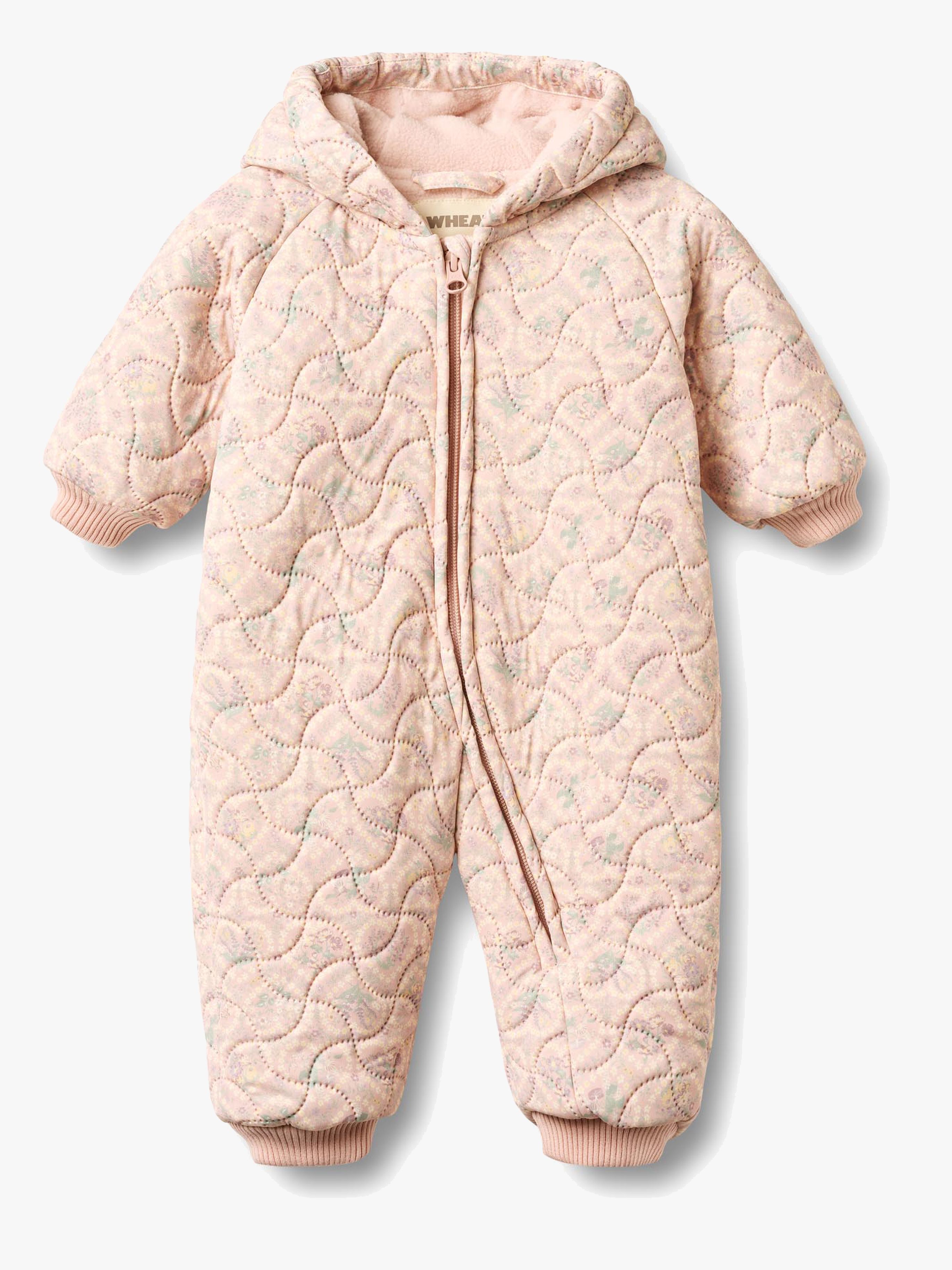 Wheat Cuddle Thermooverall, Heart Flowers, 62