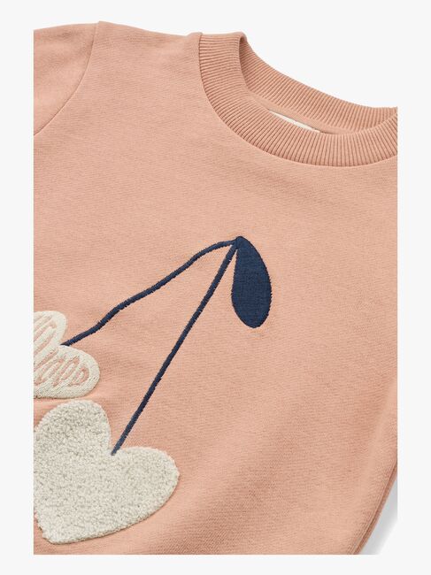 LIEWOOD Thora Placement Sweatshirt, Sweetshearts/Pale Tuscany