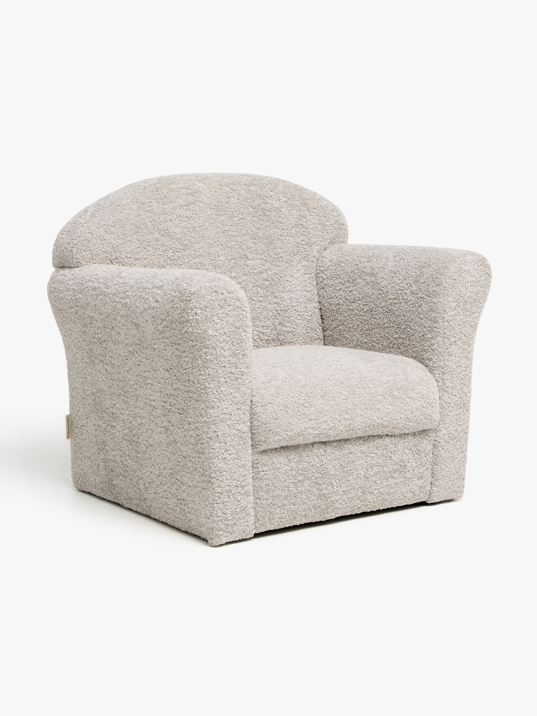 Alice &  Fox Puffin Sessel, Grey Teddy, Kindersessel