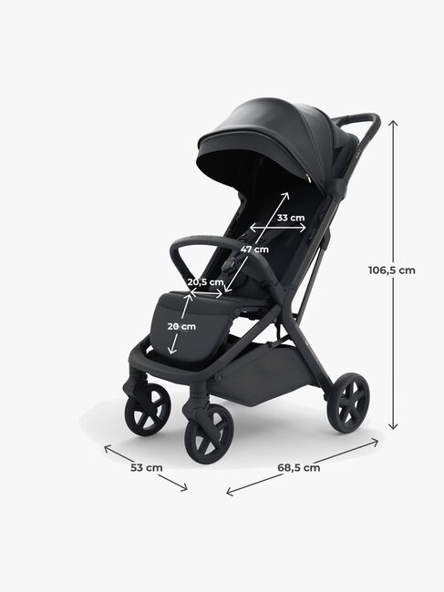 Kinderkraft NUBI 3 Kinderwagen, Midnight Black