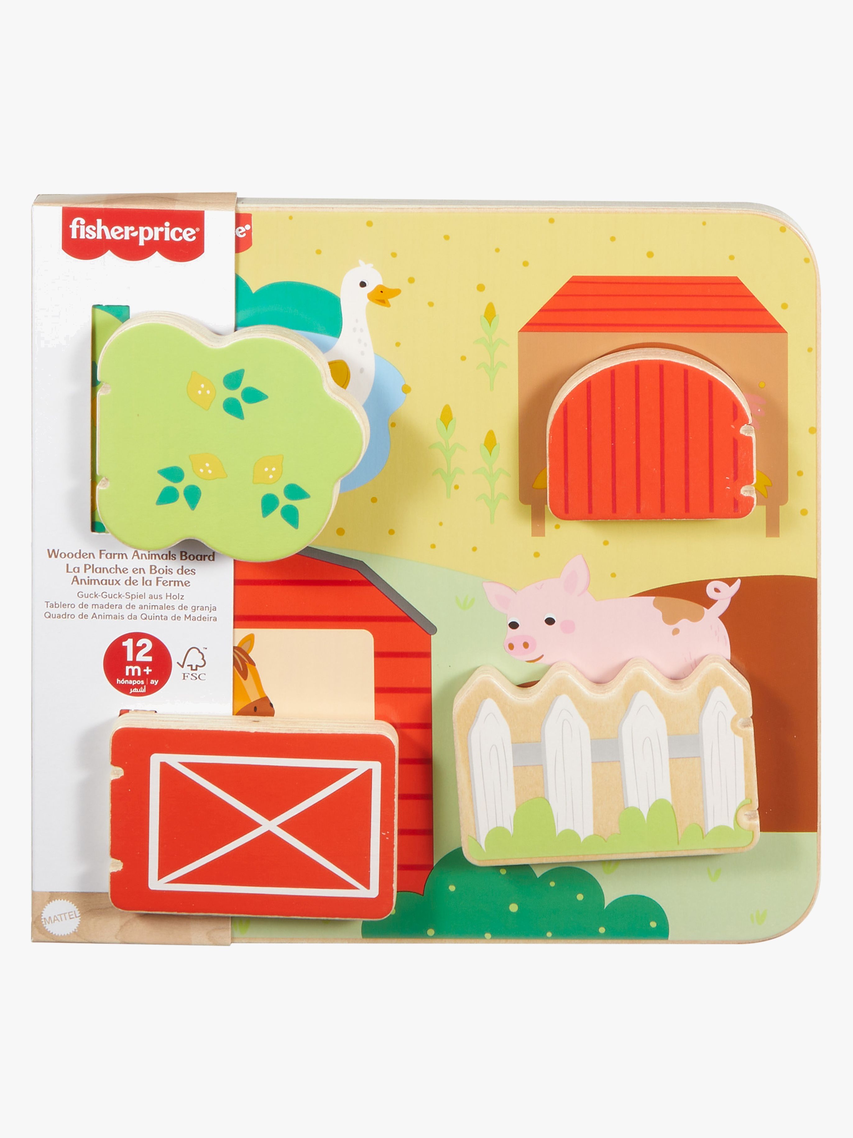 Fischer-Price Farm Animals Board Interaktiv Spielzeug