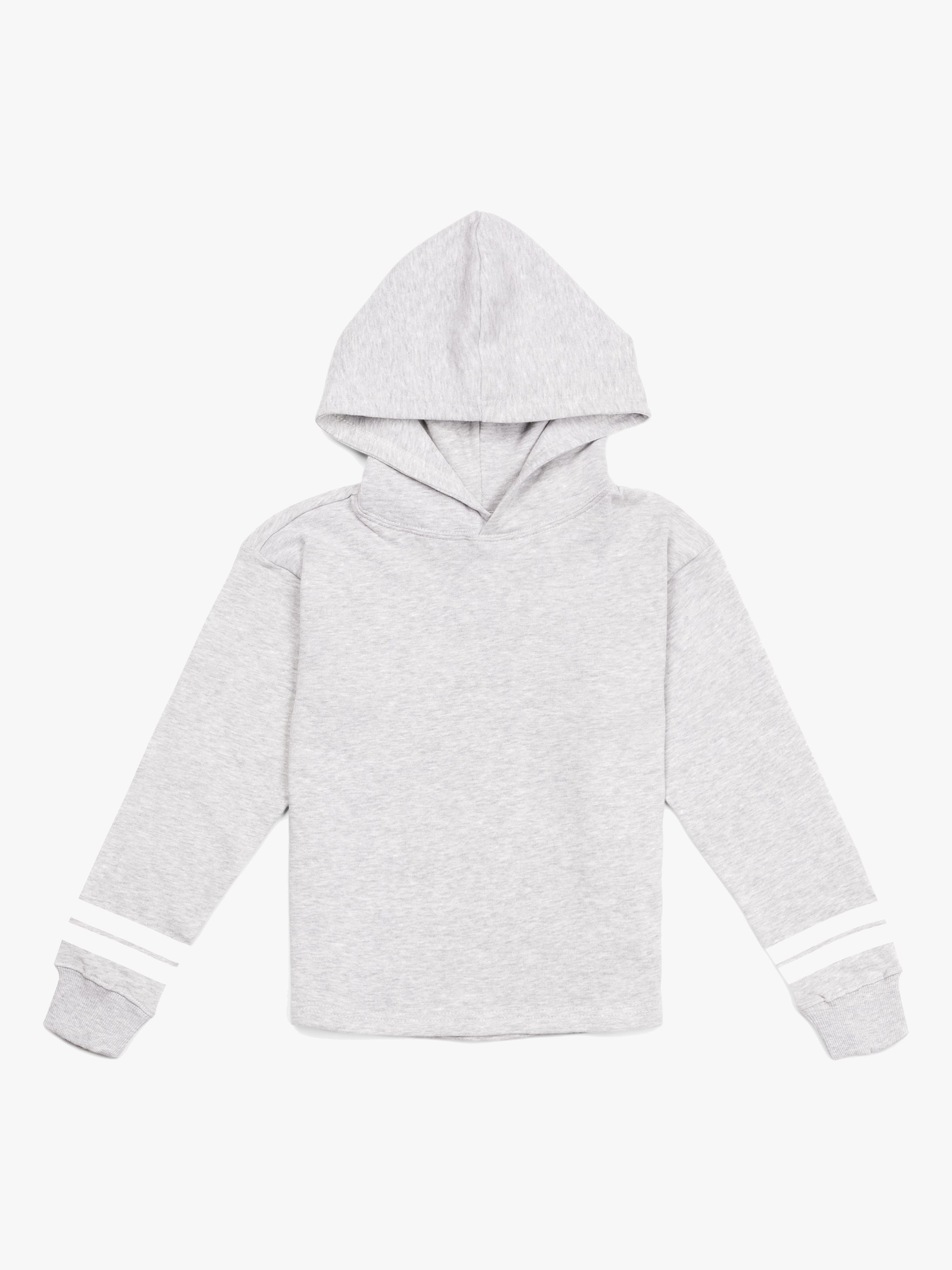Luca &  Lola Nella Hoodie, Grey Melange/Stripes 134–140