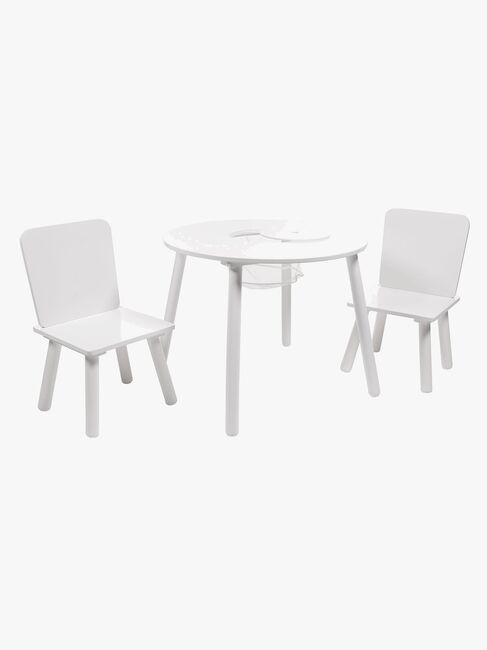 Cloudberry Castle BREE Tisch und Stühle mit Stauraum, Weiß