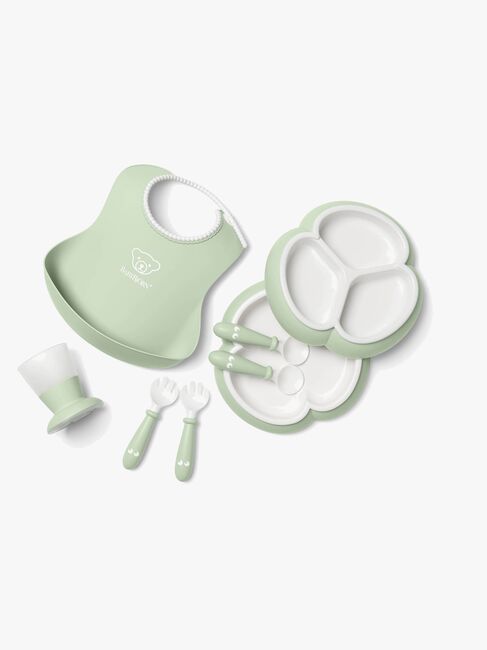 BabyBjörn Kindergeschirr 8-teilig, Hellgrün