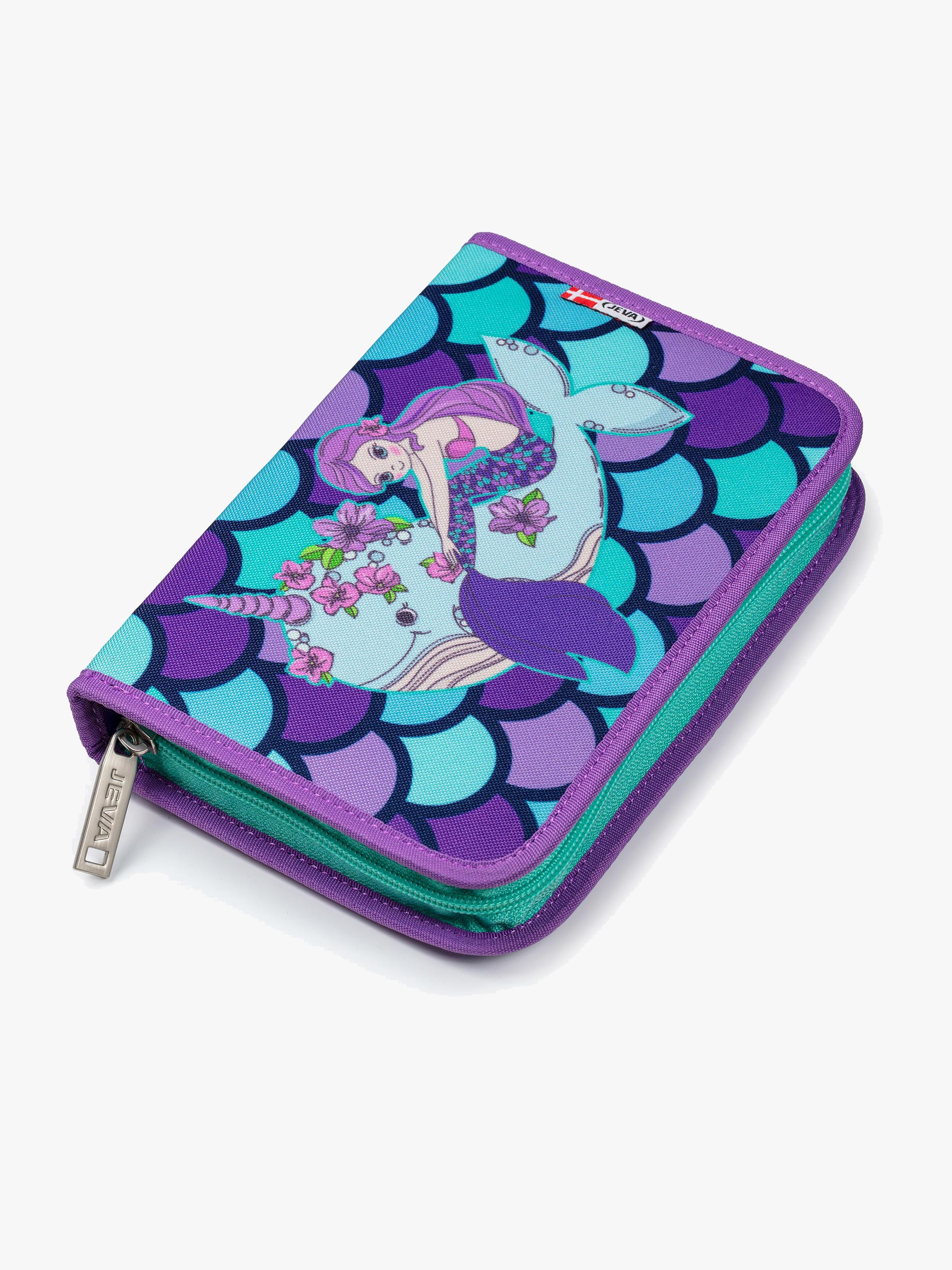 Jeva One-Zip Federmäppchen, Rainbow Mermaid