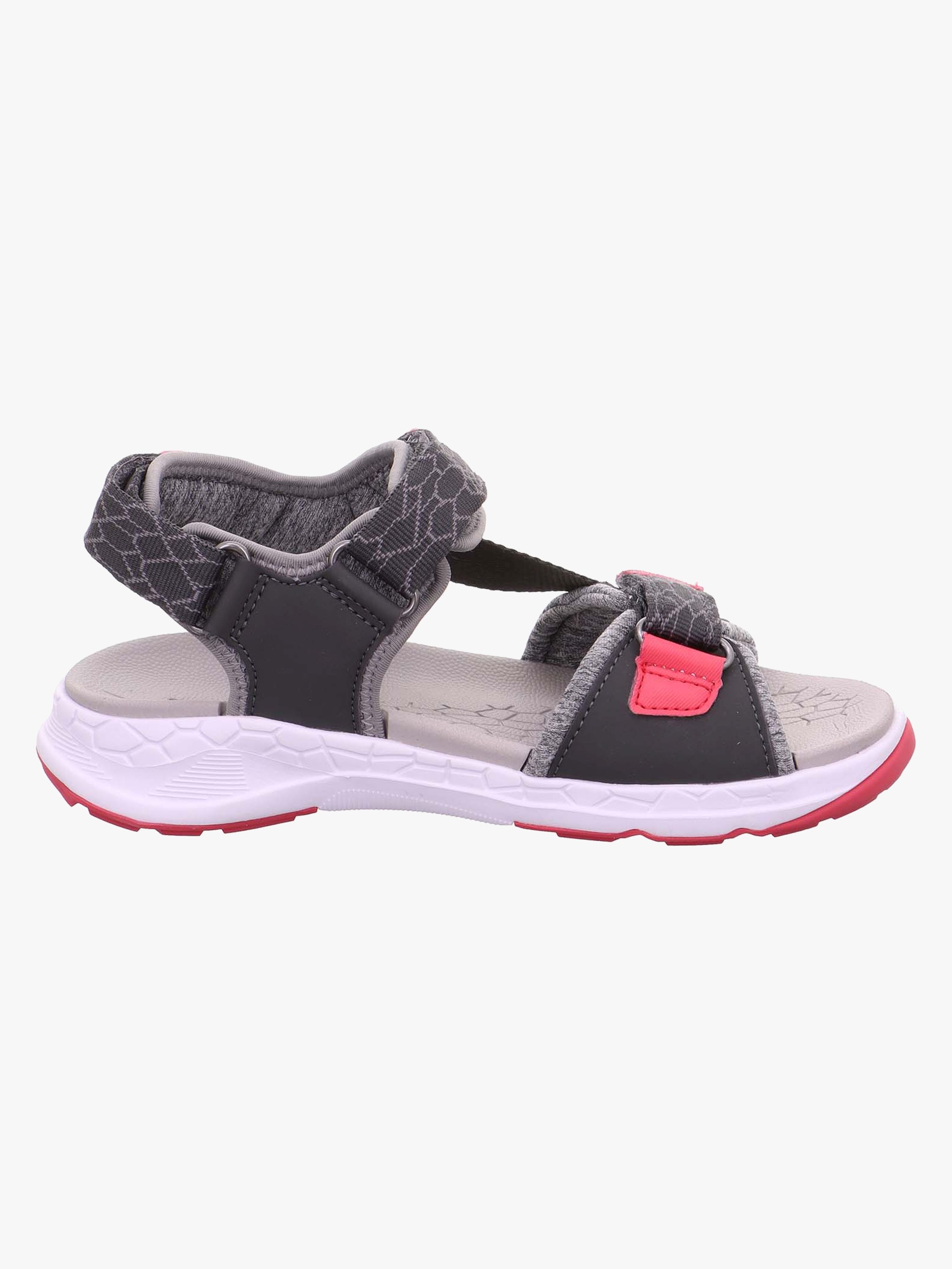 Criss Cross Kinder Sandalen, Grey / Pink, Größe 27