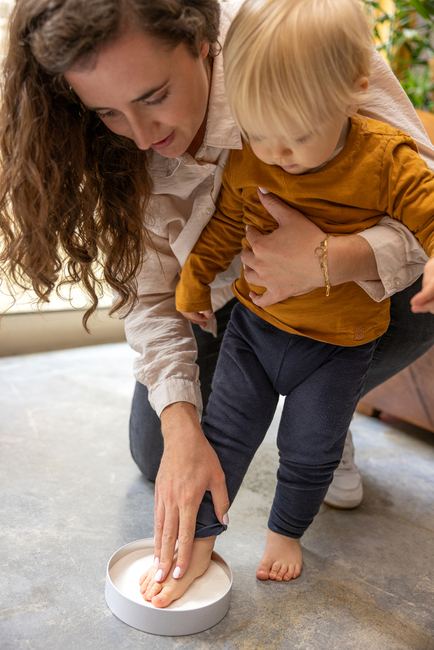 Tiny Love Babyprint Box Handabdruck Rund