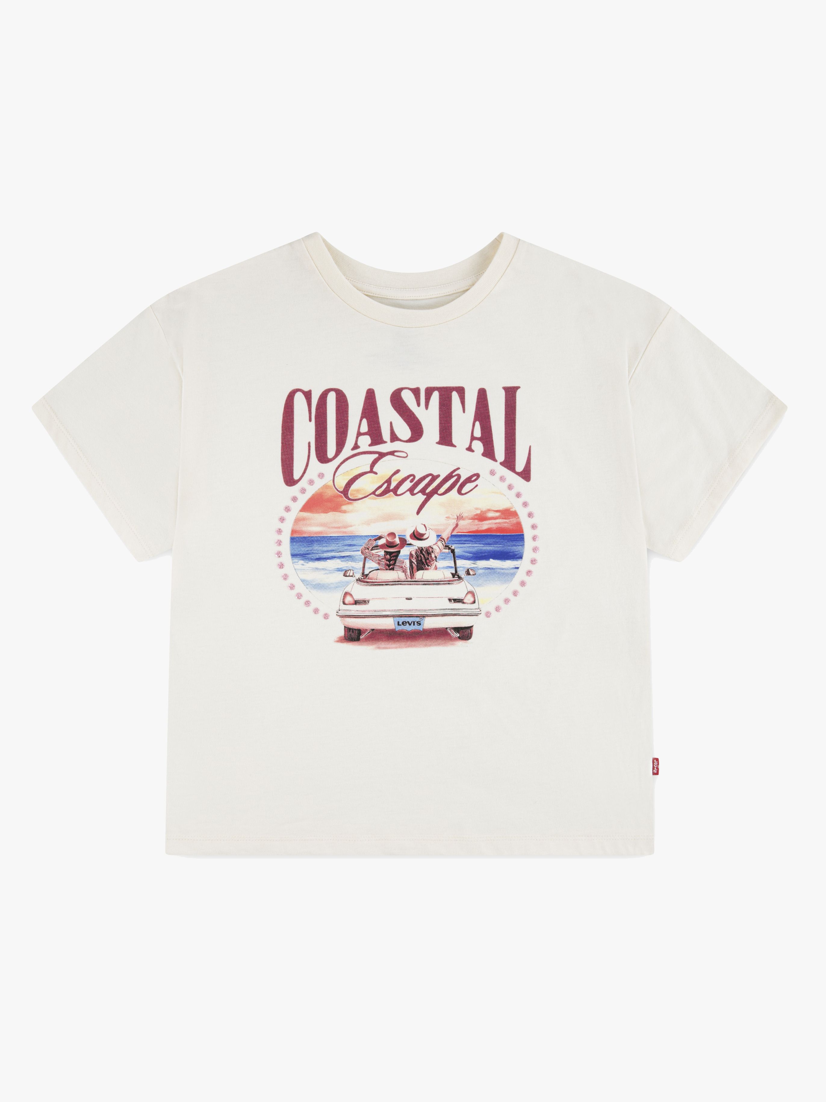 LVG Coastal GriLS SS T-Shirt, Antique White, 128