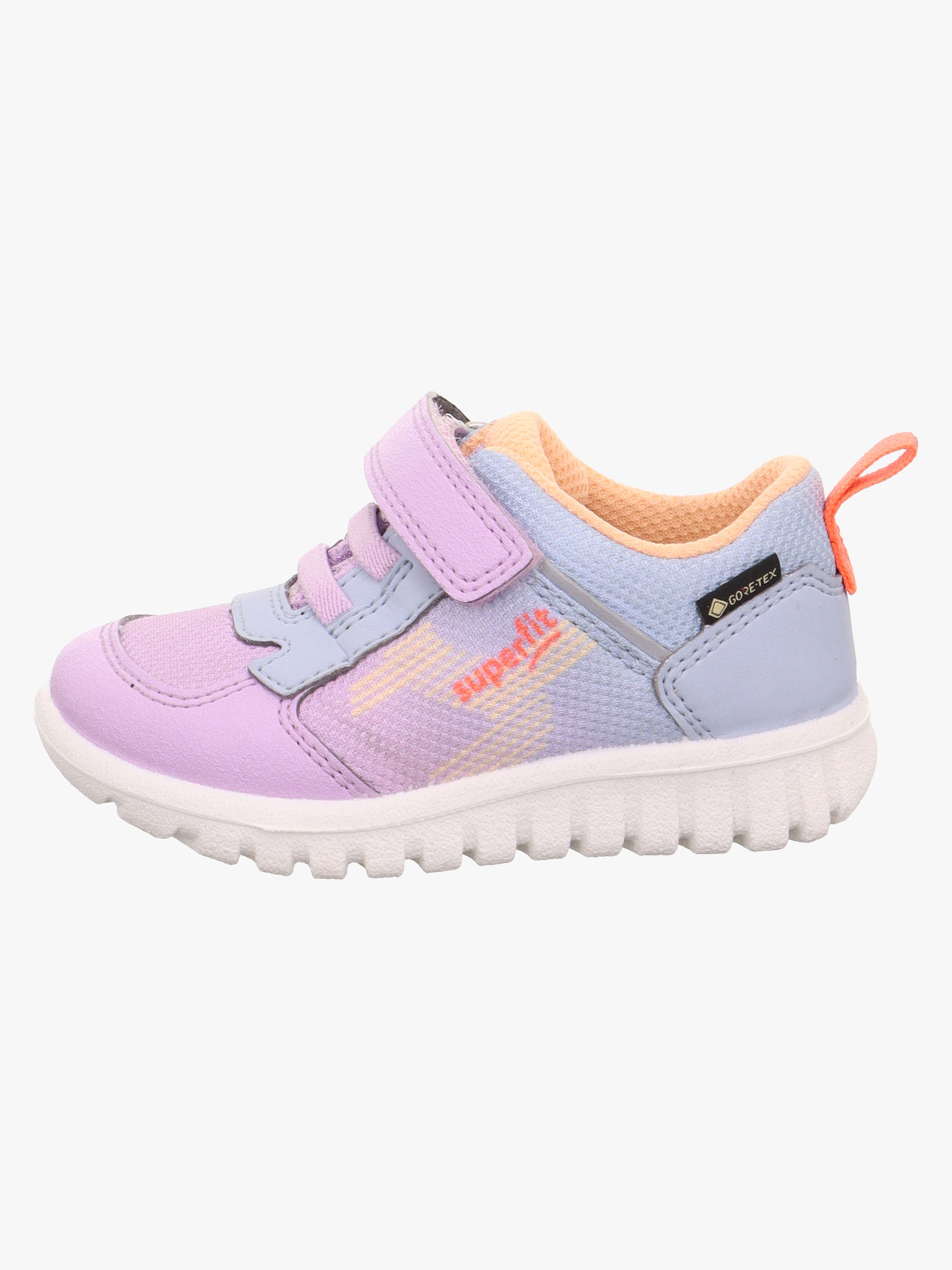 Superfit Sport7 Mini GTX Kinder Sneaker, Purple/Light Blue, 22, Kinderschuhe