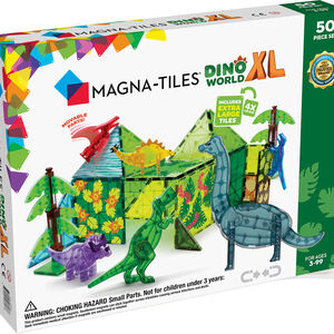 MagnaTiles Dino World XL Baukasten 50 Teile