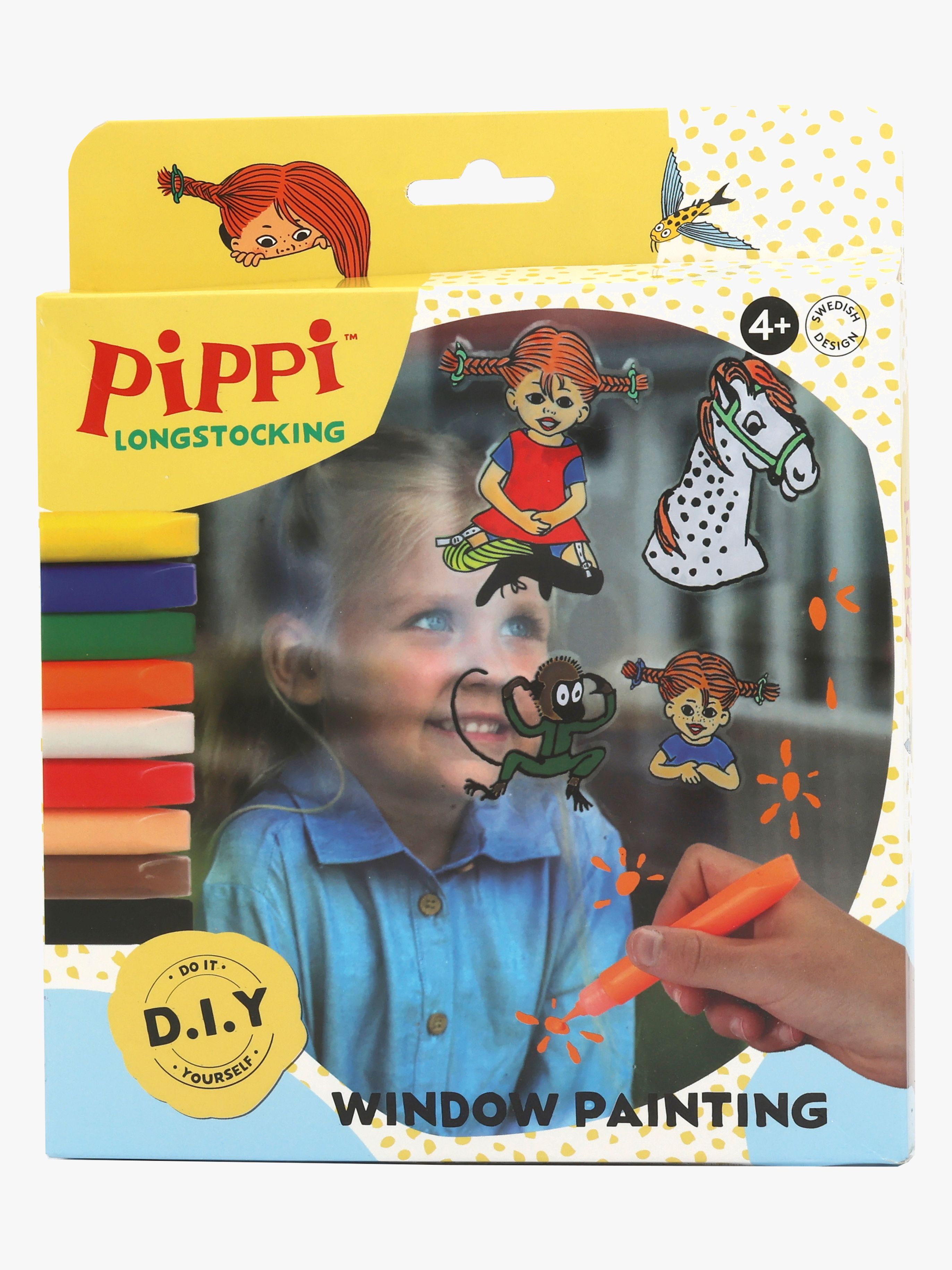 Pippi Langstrumpf Fenstermalset