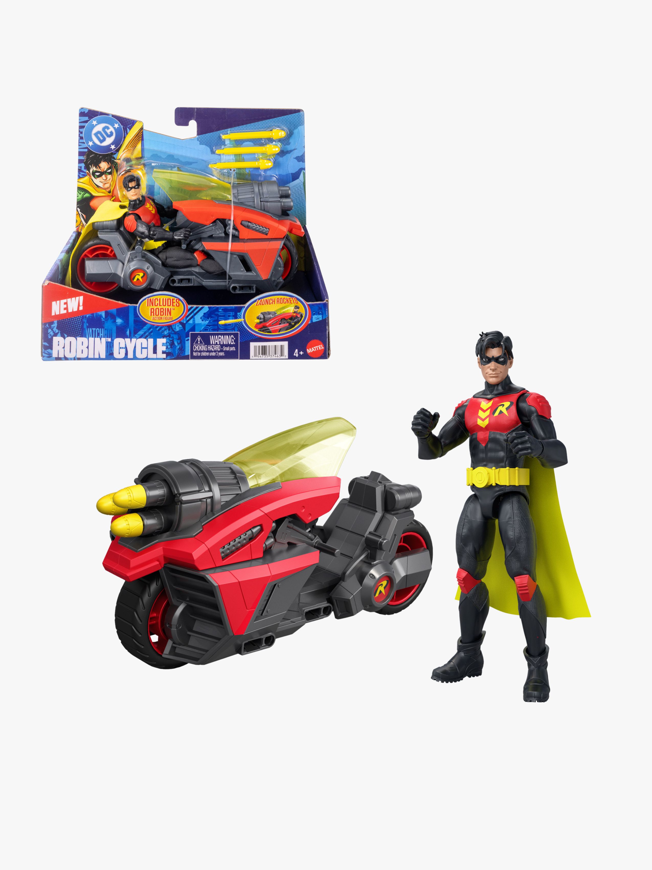 Batman Robin Actionfigur Mit Fahrzeug 15 cm