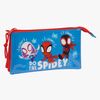 Spidey And His Amazing Friends Dreifach-Federmäppchen, Blau