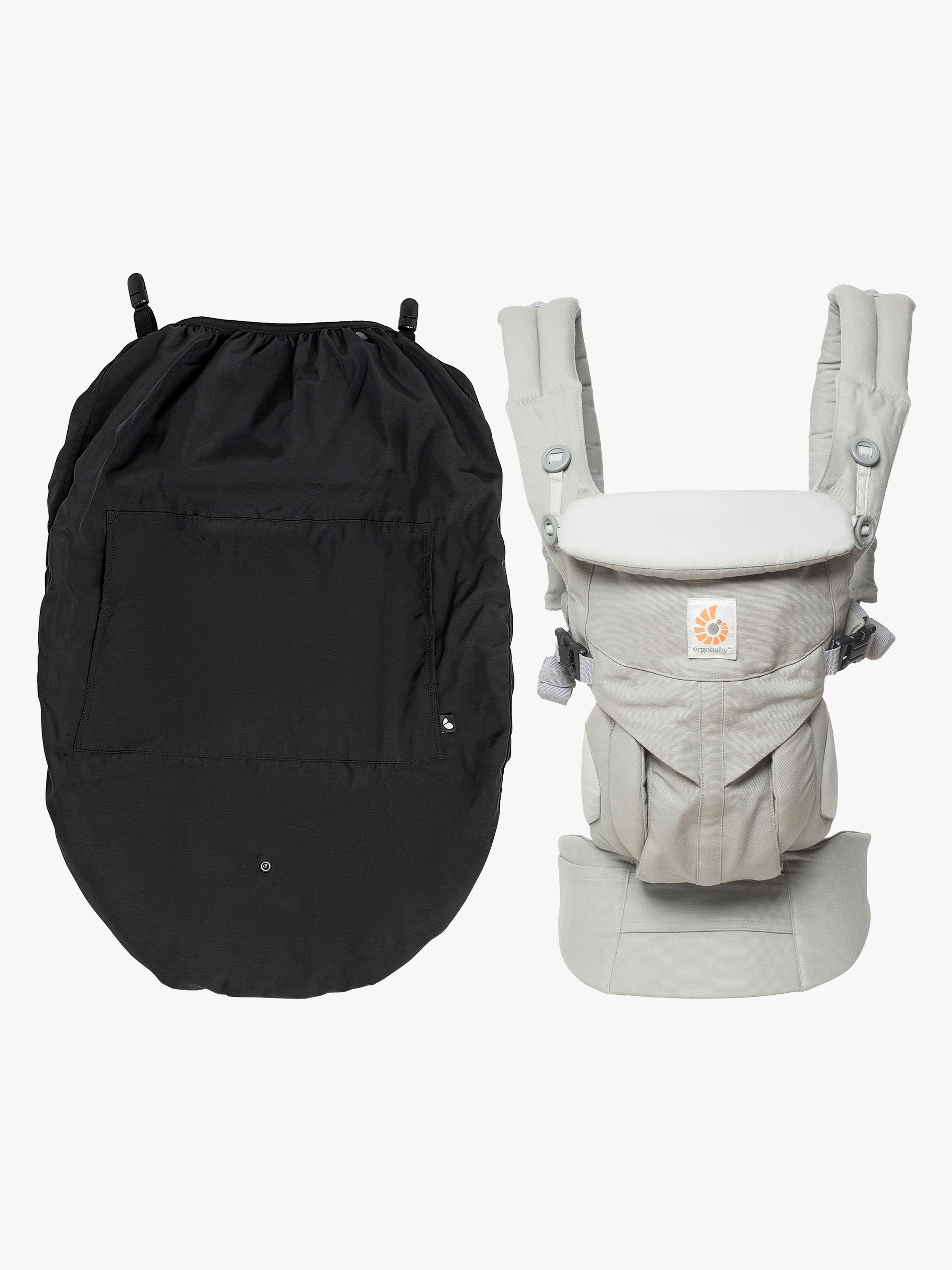 Ergobaby Omni Classic Babytrage inkl. Regenüberzug, Grau