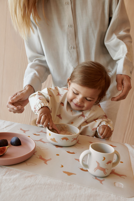 LIEWOOD Merle Cape Lätzchen mit Print, Dream/Ecru