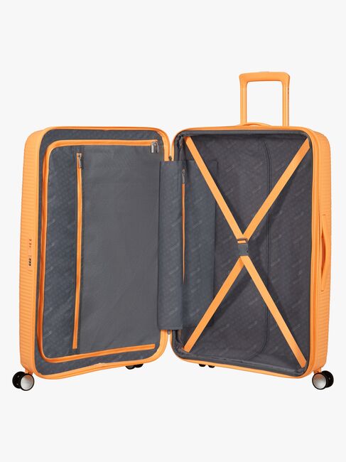 American Tourister Soundbox Spinner Koffer 97-110L, Papaya Pop