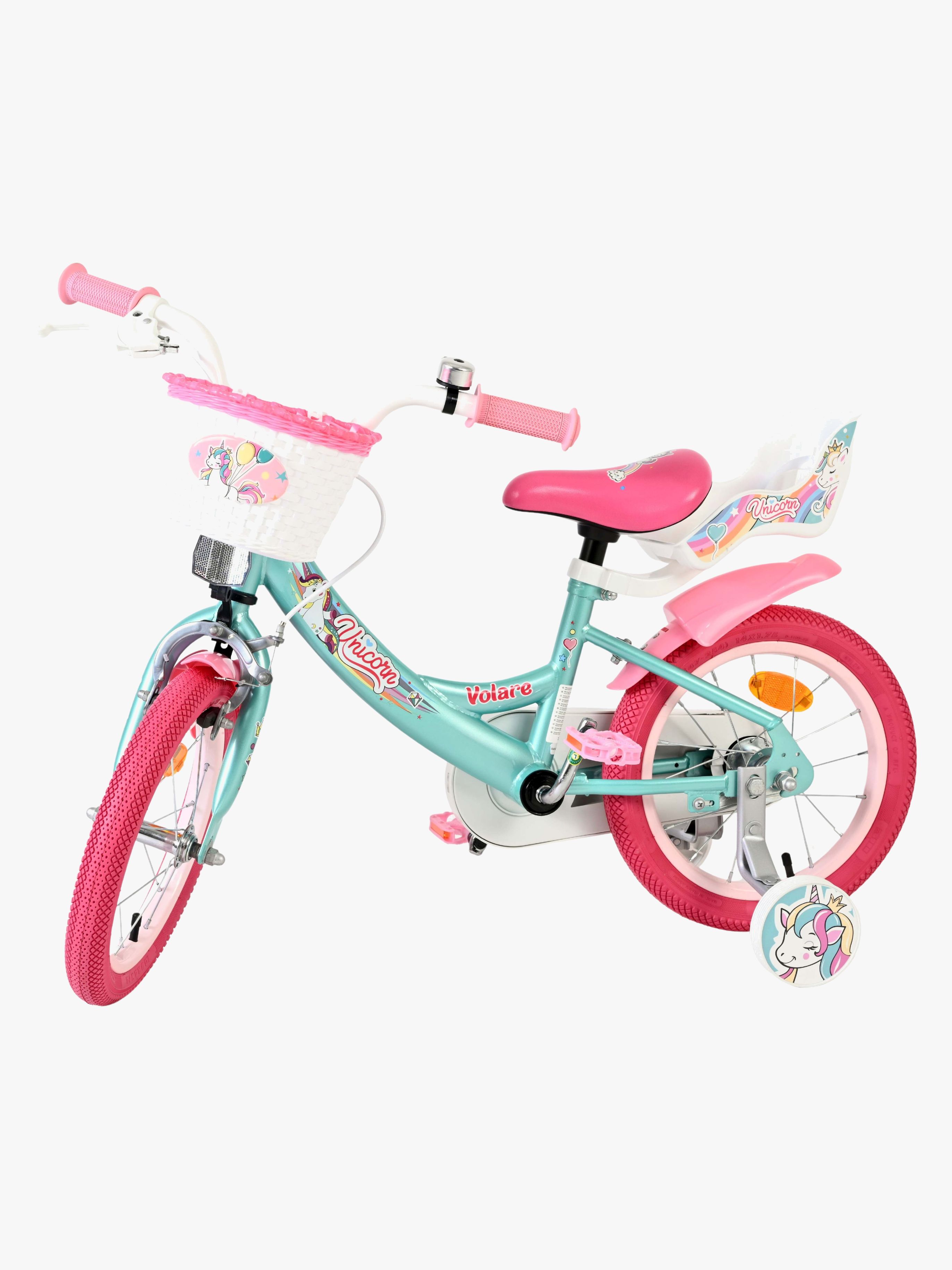 Volare Unicorn Kinderfahrrad 14 Zoll, Grün