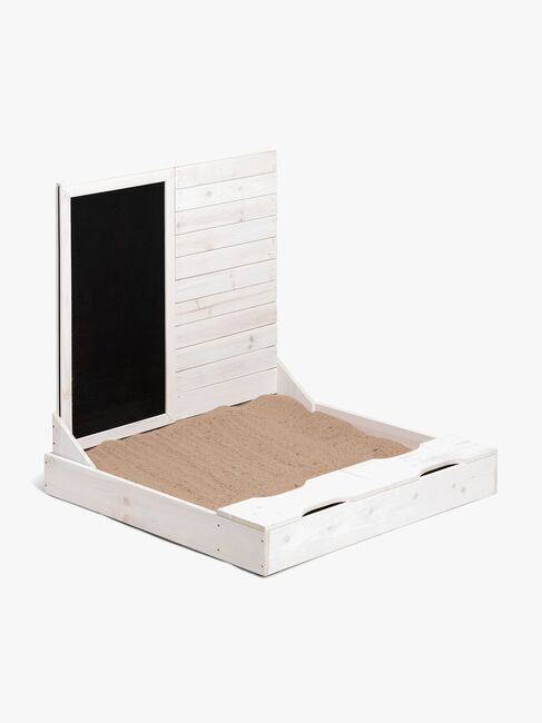 Woodlii Sandkasten mit Tafel, Weiß