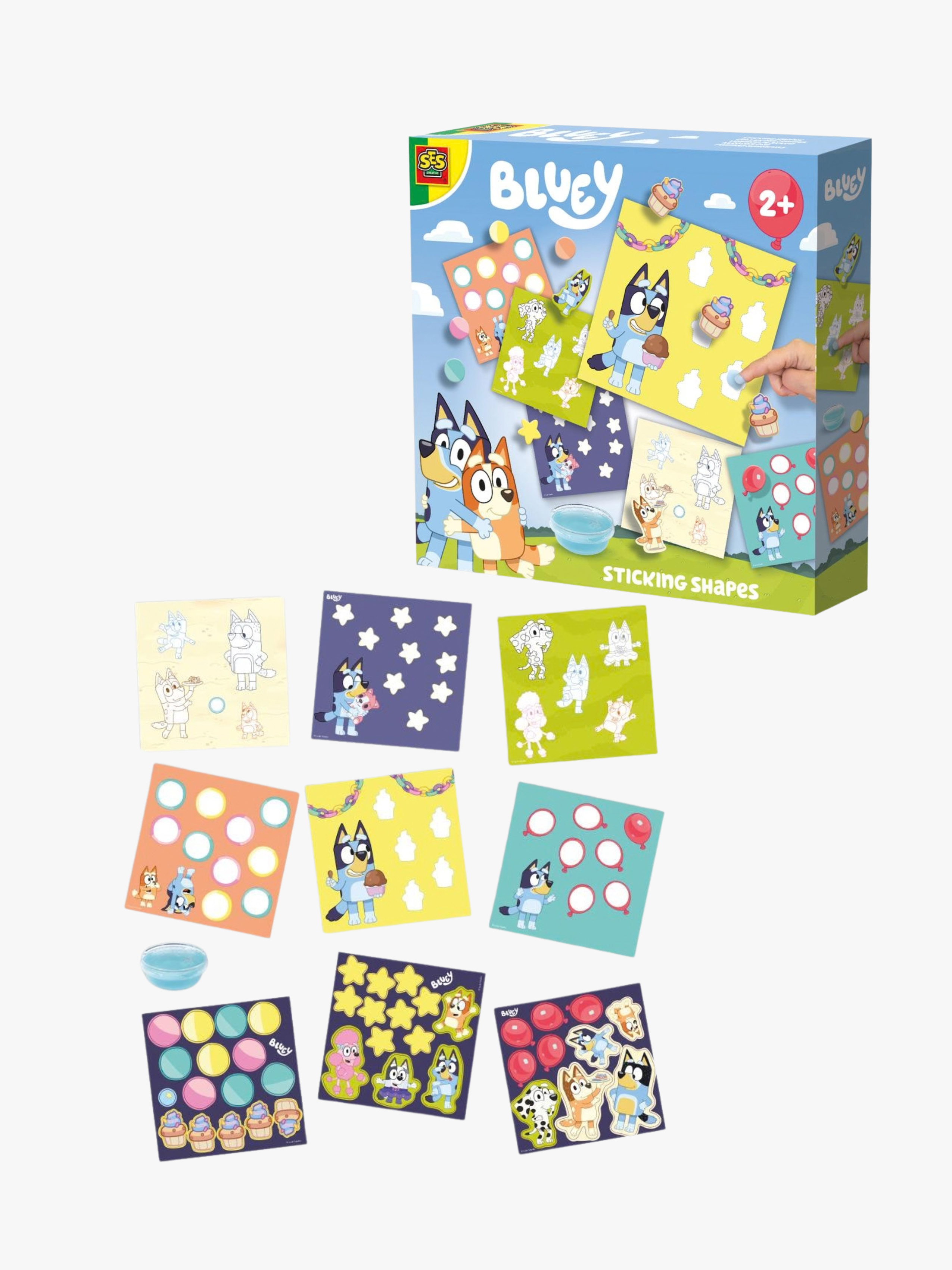 Bluey Bastelset Aufkleber