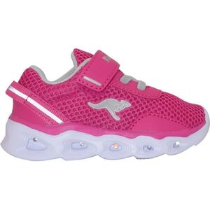 KangaROOS Babyshine II EV Sneakers, Daisy Pink/Silver