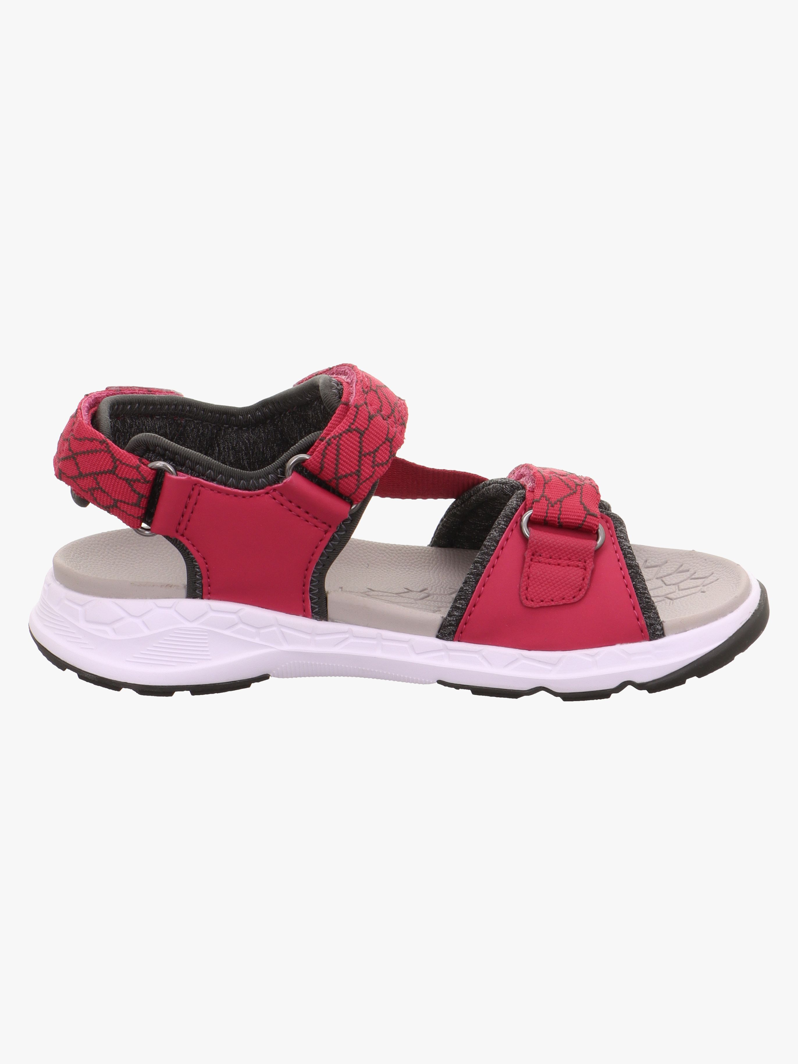 Criss Cross Kinder Sandalen, Rot / Grün, 31