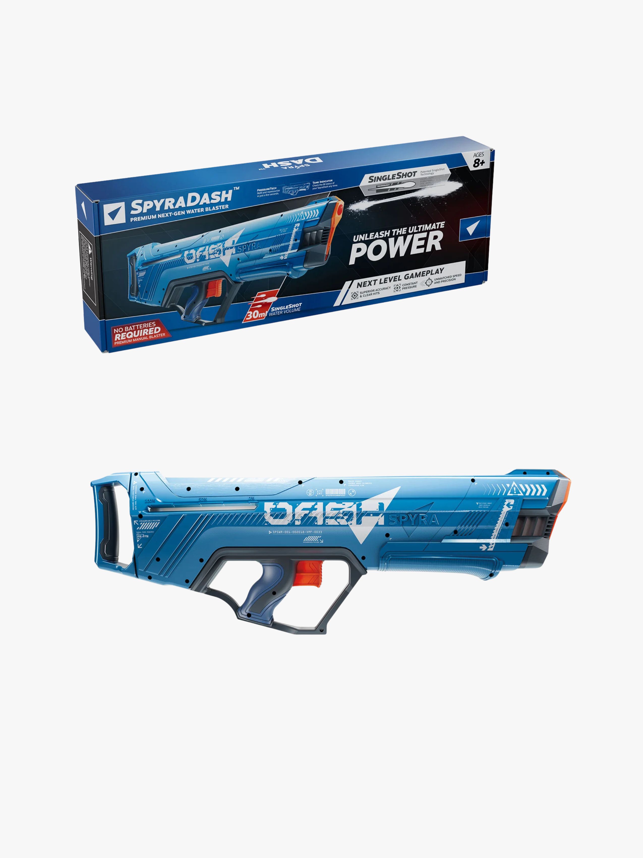 Spyra Wasserpistole Dash, Blau