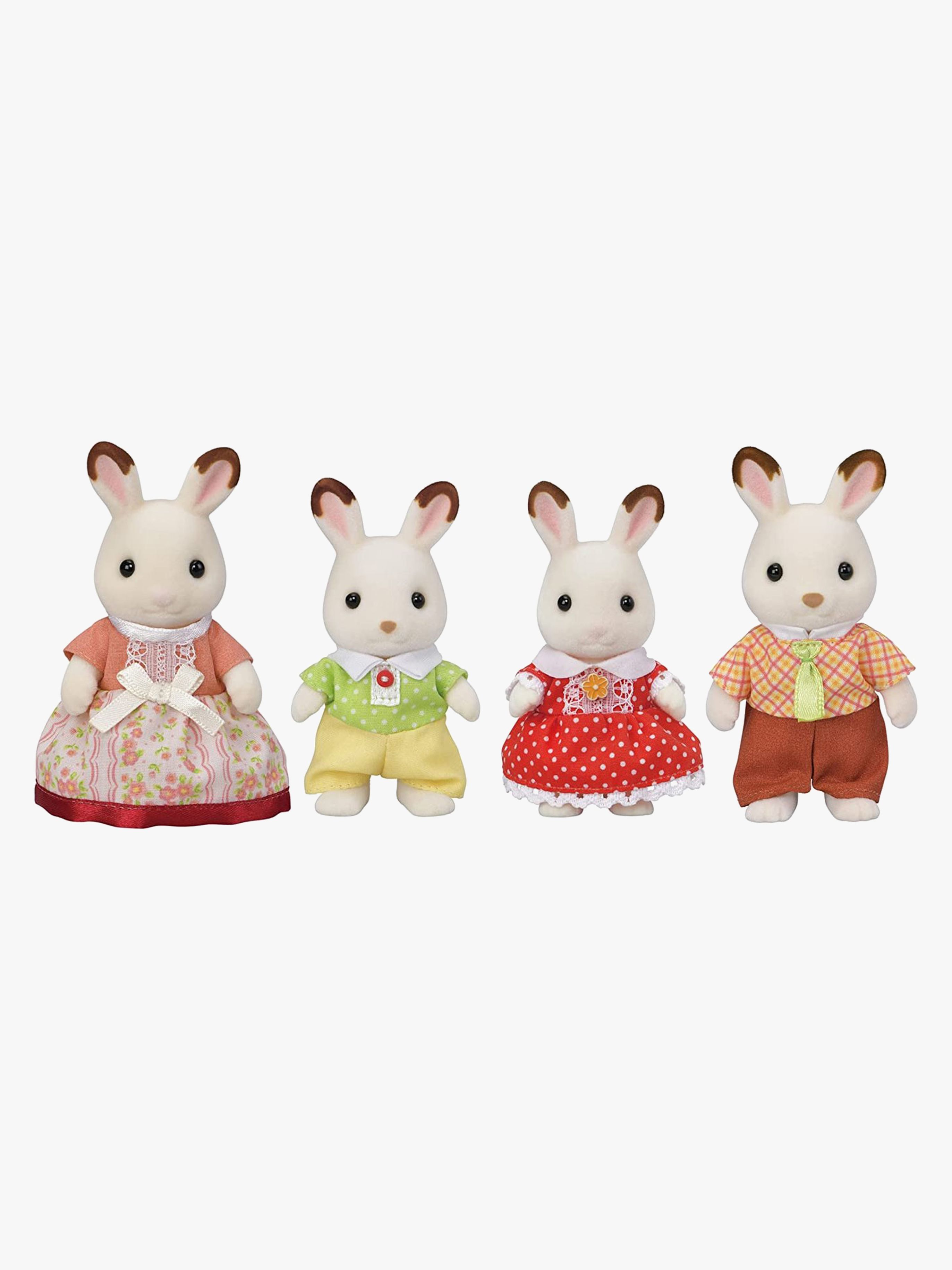 Figurenset Schokoladen-Kaninchen-Familie