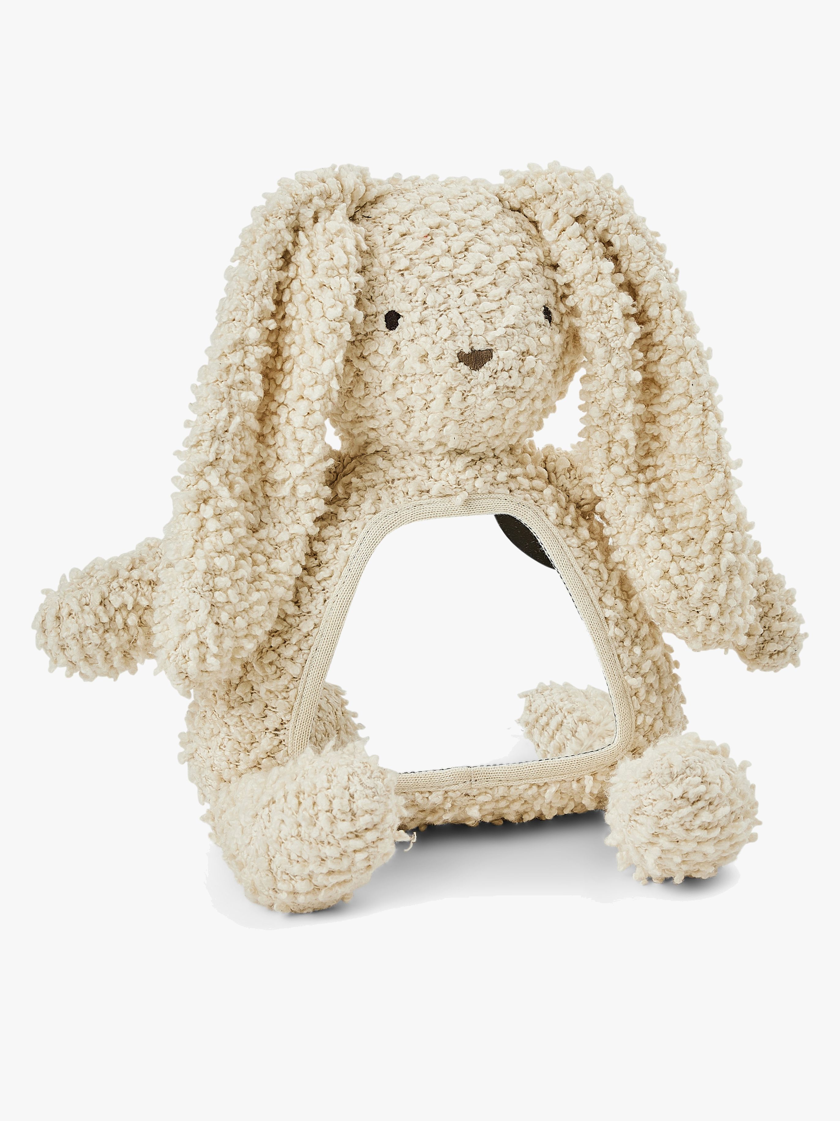 Smallstuff Kaninchen Aktivitätsspielzeug mit Spiegel, Off White Bouclé, Babyspielzeug
