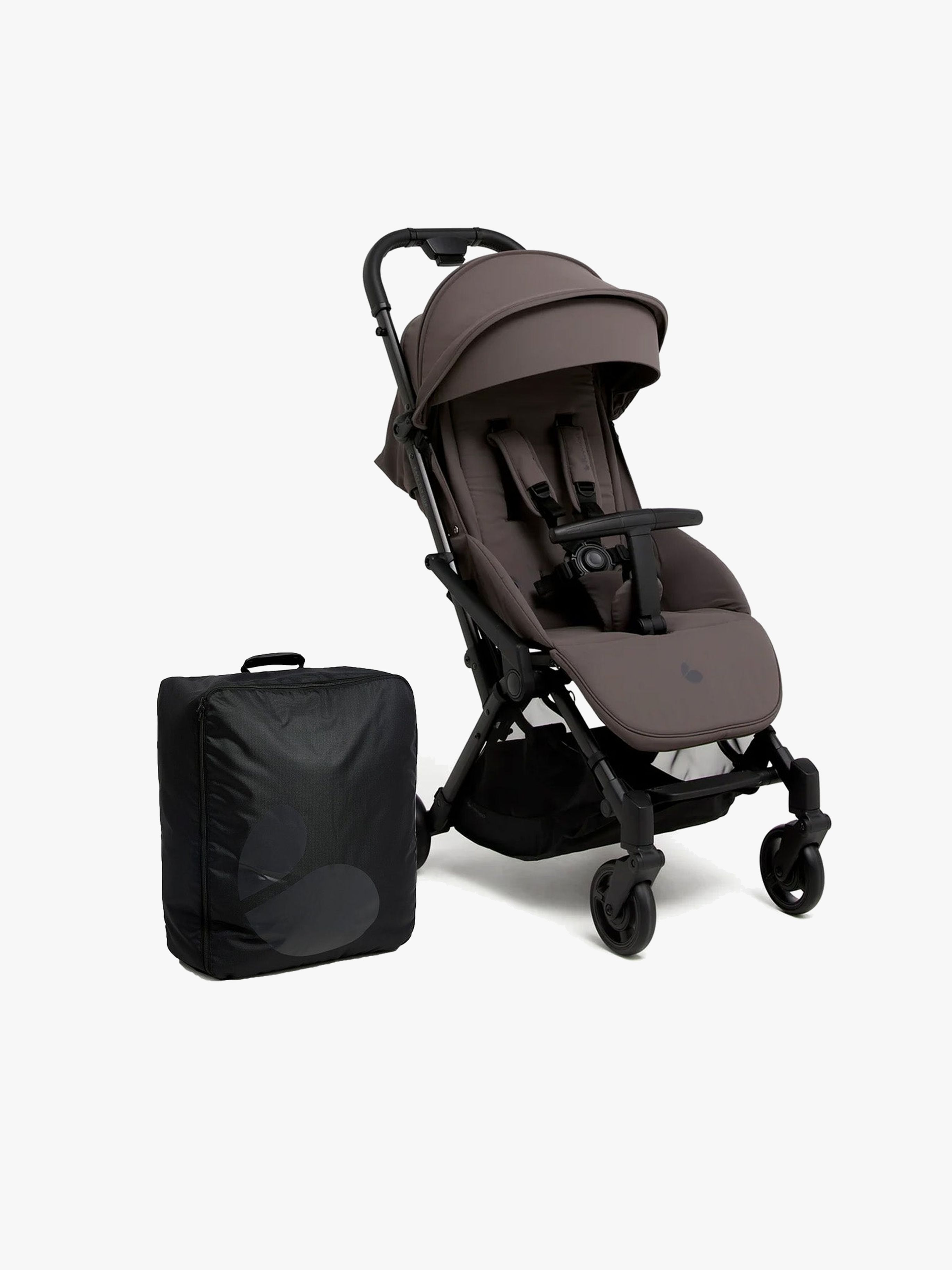 Beemoo Easy Fly Lux 4 Buggy inkl. Gepolsterte Transporttasche, Gull Grey